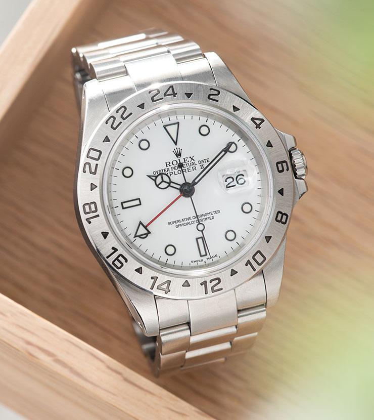Rolex Explorer 2 White Dial 16570