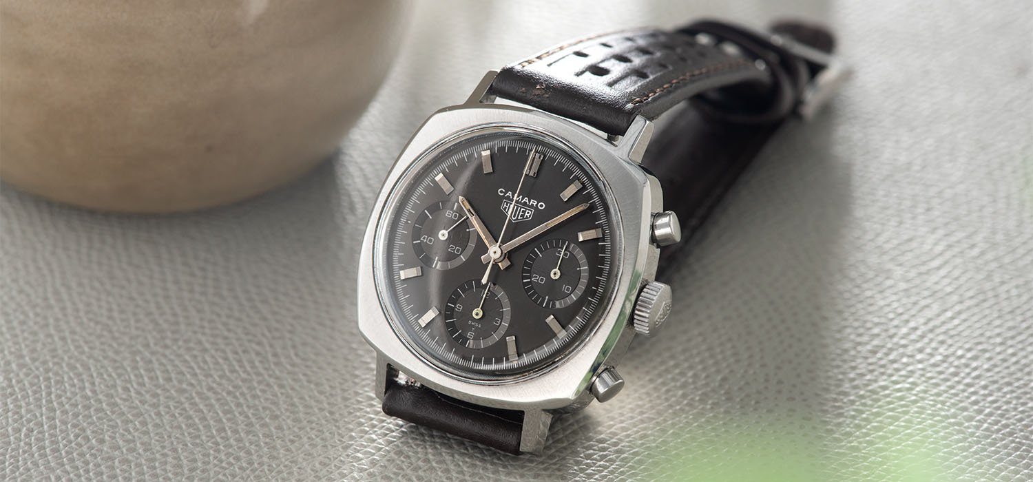 Heuer Camaro Ref 7220 Tropical Brown Dial