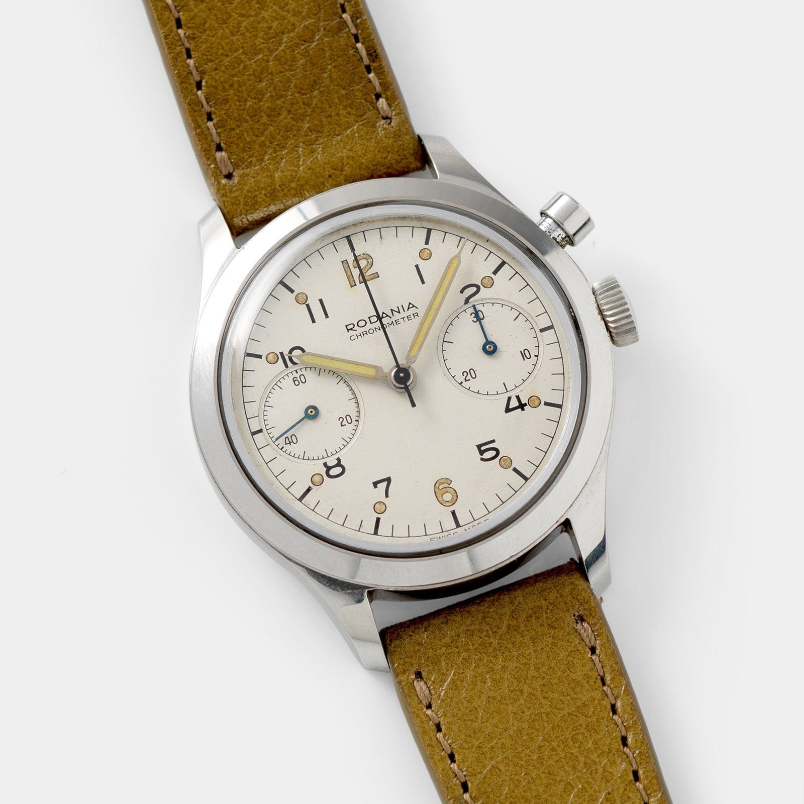 Rodania Mono Pusher Chronograph 1960s