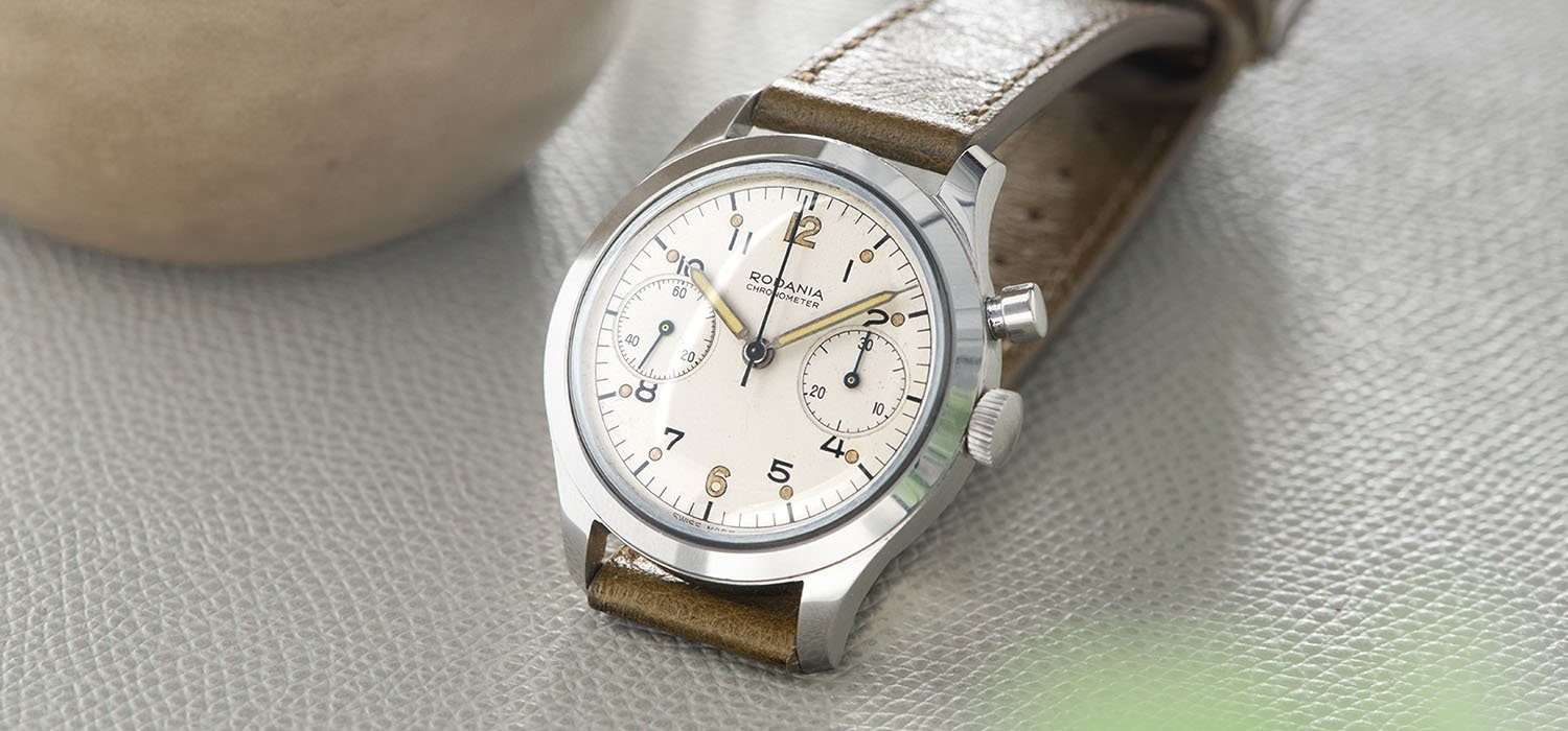 Rodania Mono Pusher Chronograph 1960s