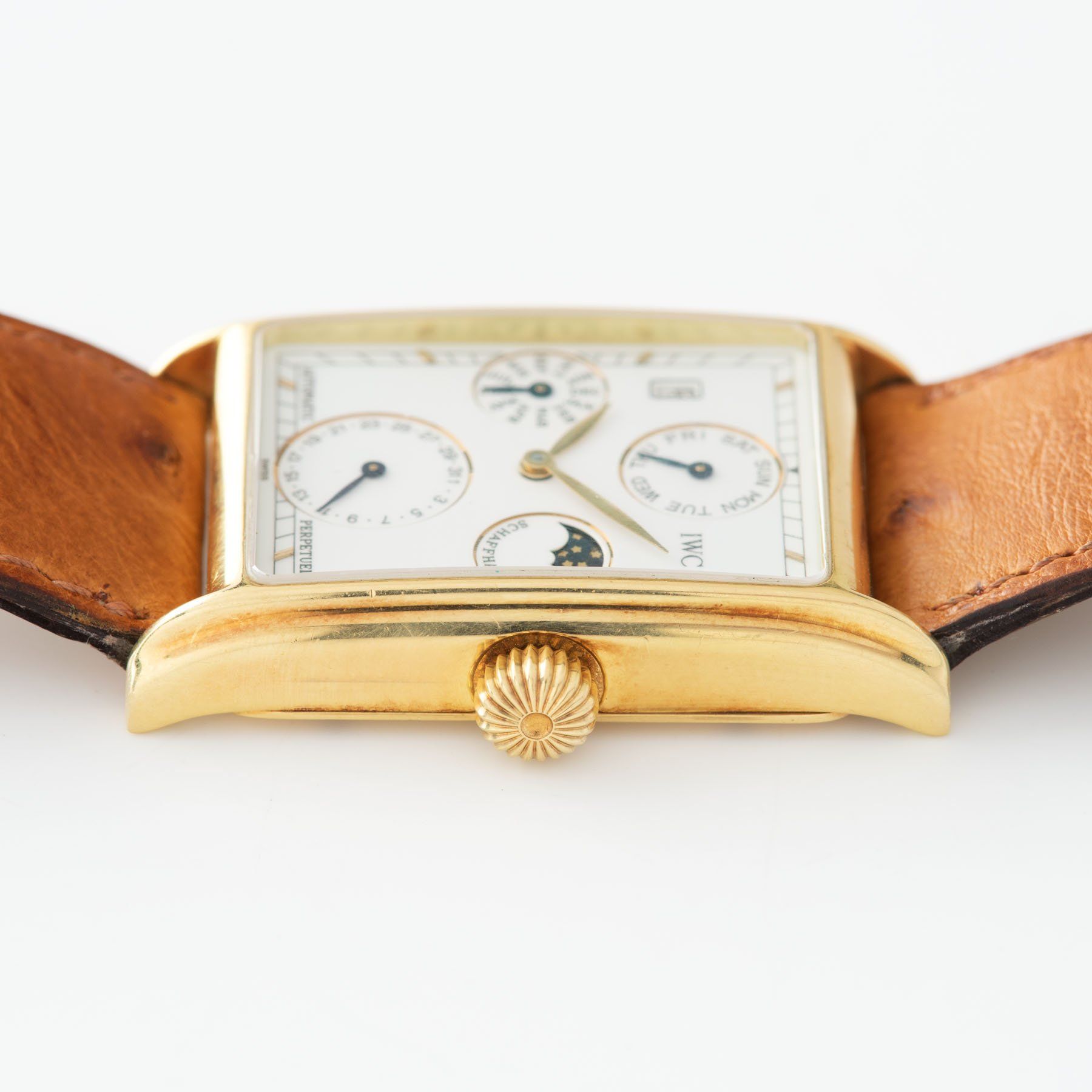 IWC Novecento Perpetual Calendar Yellow Gold Reference 3545