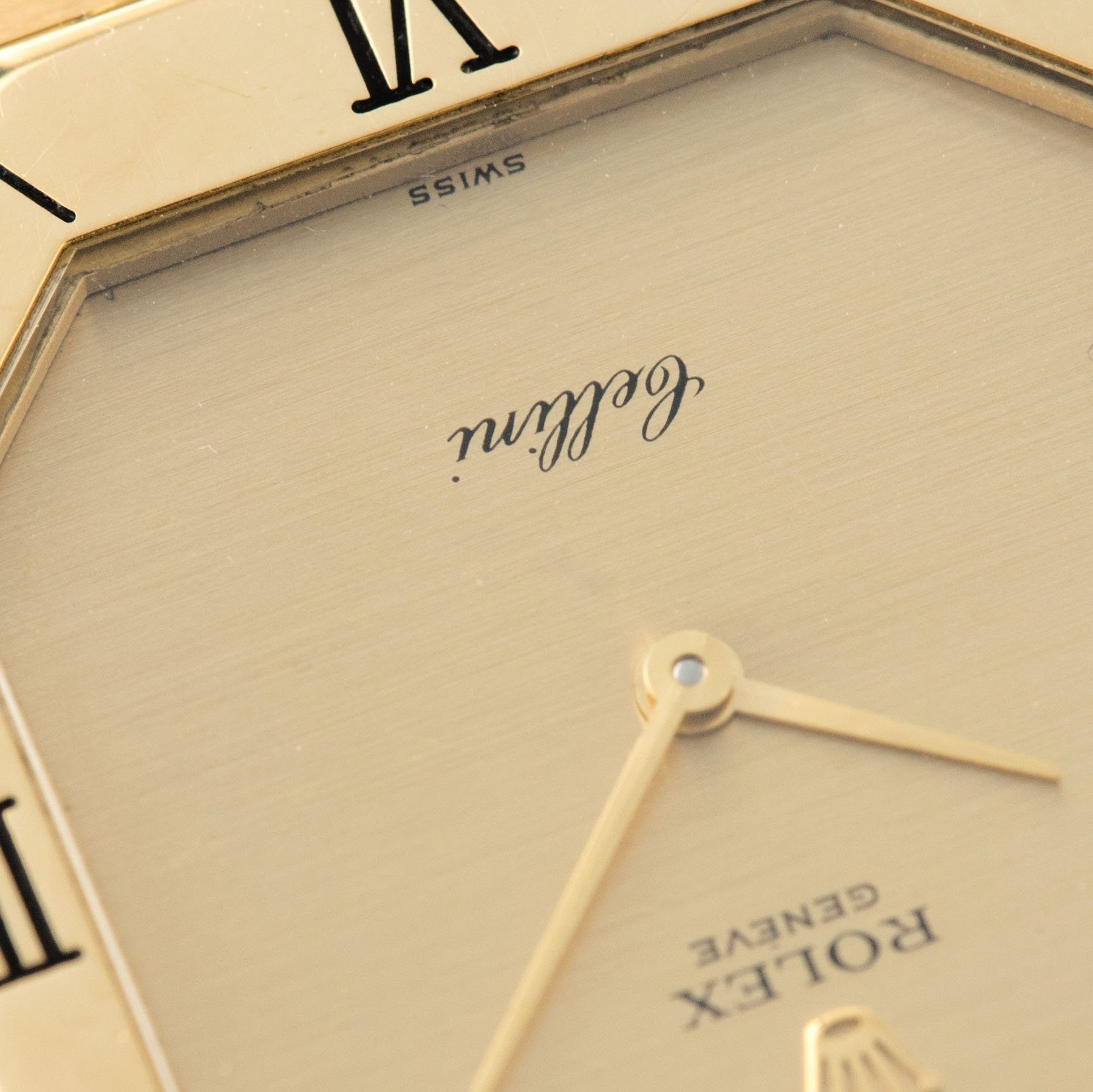 Rolex Cellini Yellow Gold Integrated Bracelet Reference 4350