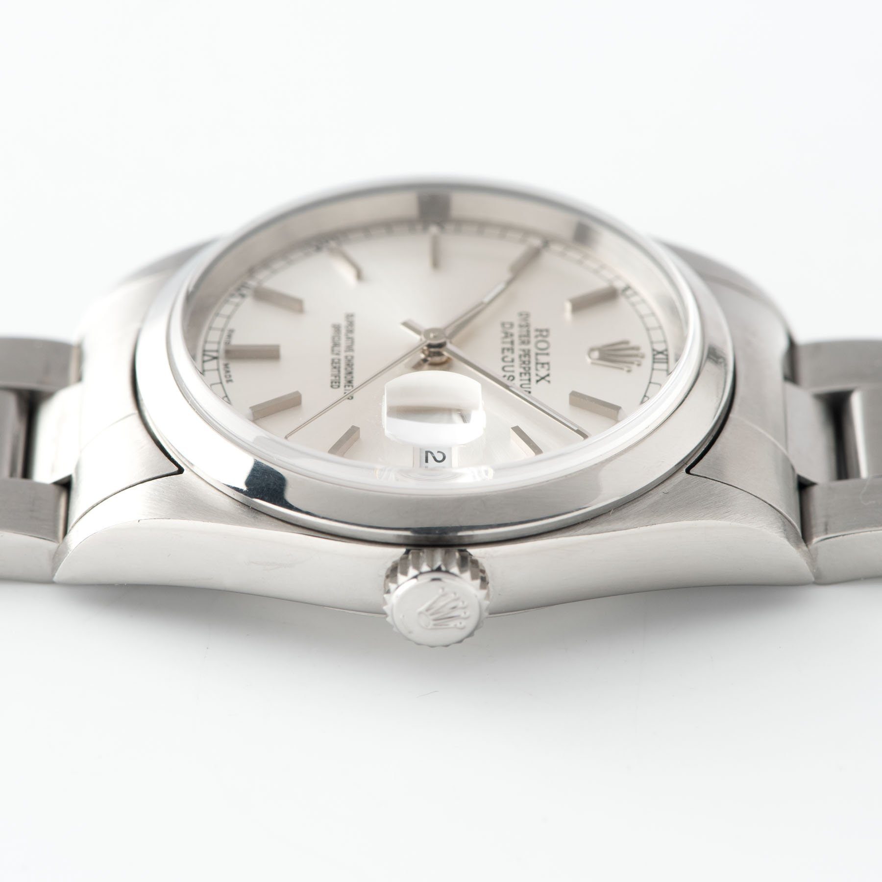 Rolex Datejust Silver Dial Reference 16200