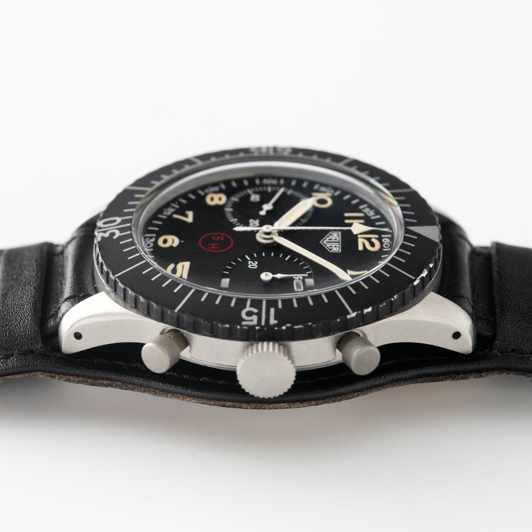 Heuer Chronograph Bundeswehr Issued Chrono 1550SG 3H