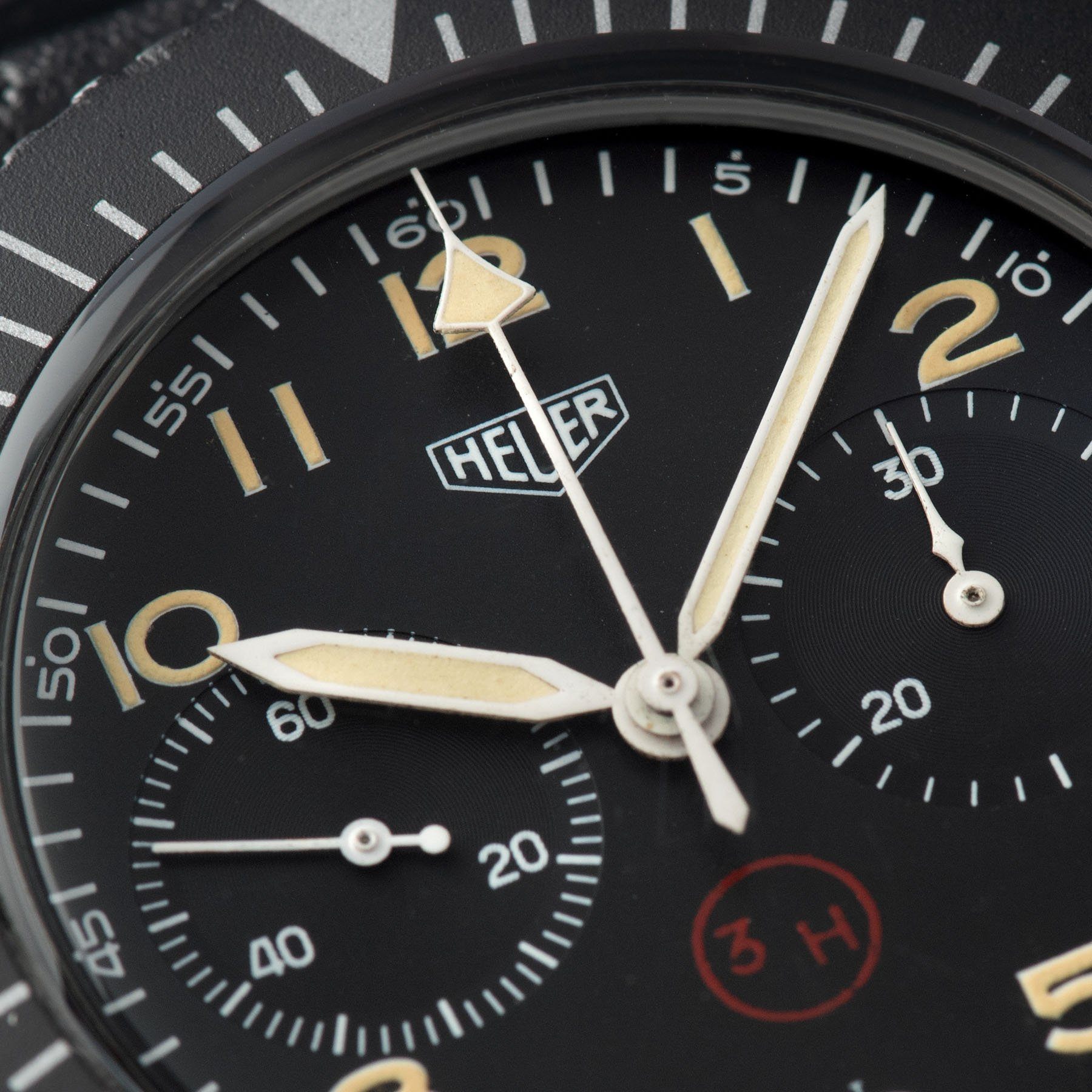 Heuer Chronograph Bundeswehr Issued Chrono 1550SG 3H
