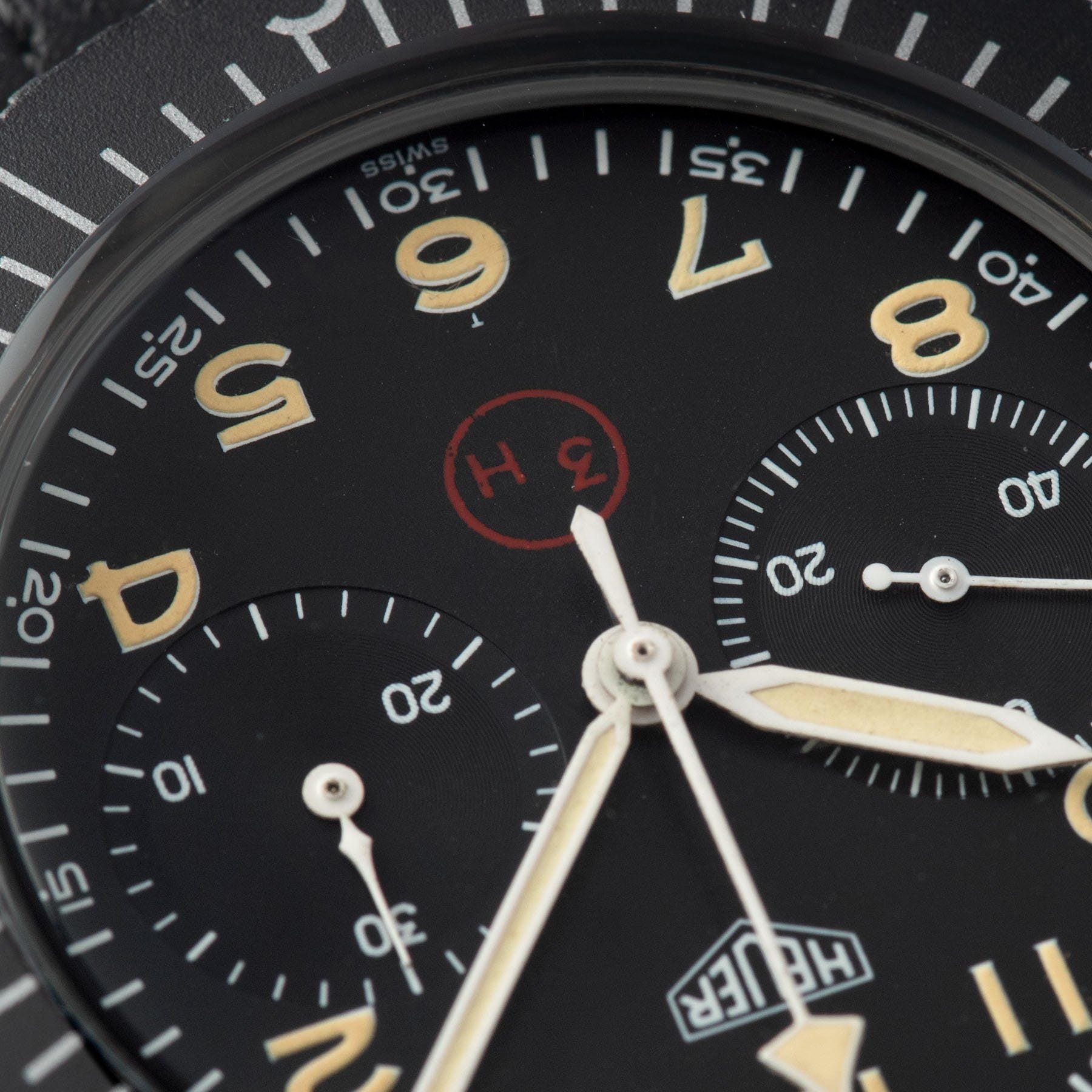 Heuer Chronograph Bundeswehr Issued Chrono 1550SG 3H