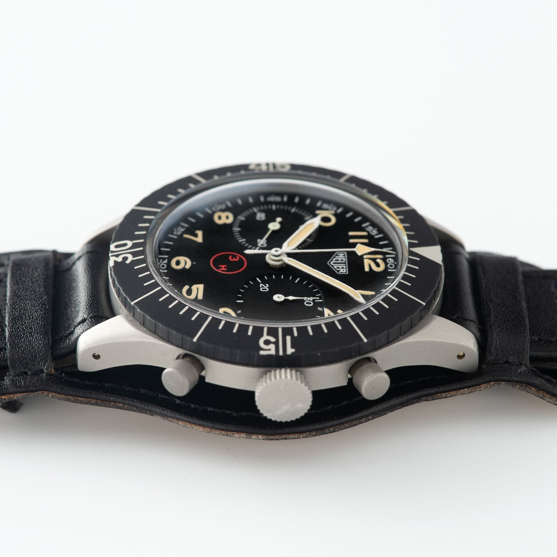Heuer Chronograph Bundeswehr Issued Chrono 1550SG 3H