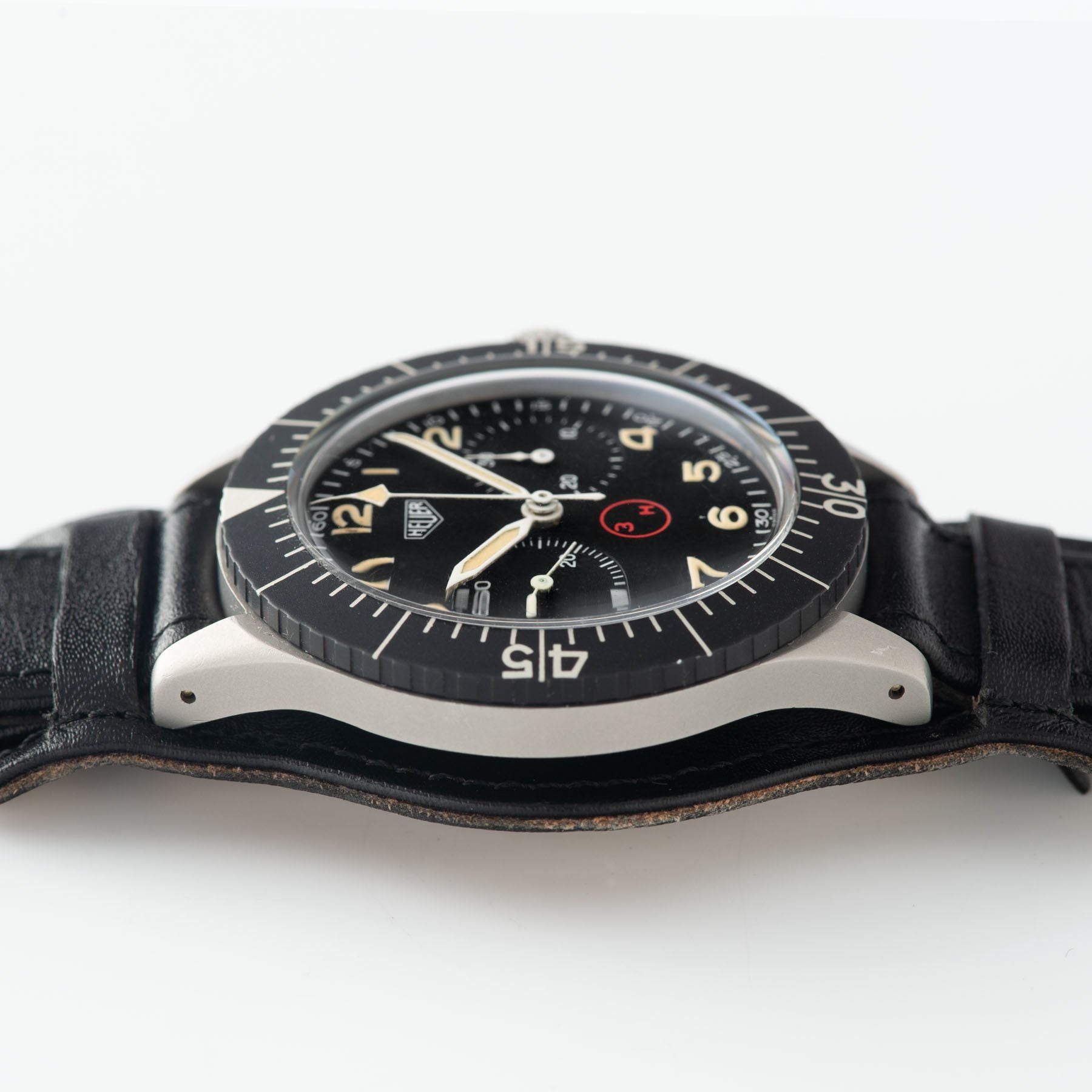 Heuer Chronograph Bundeswehr Issued Chrono 1550SG 3H