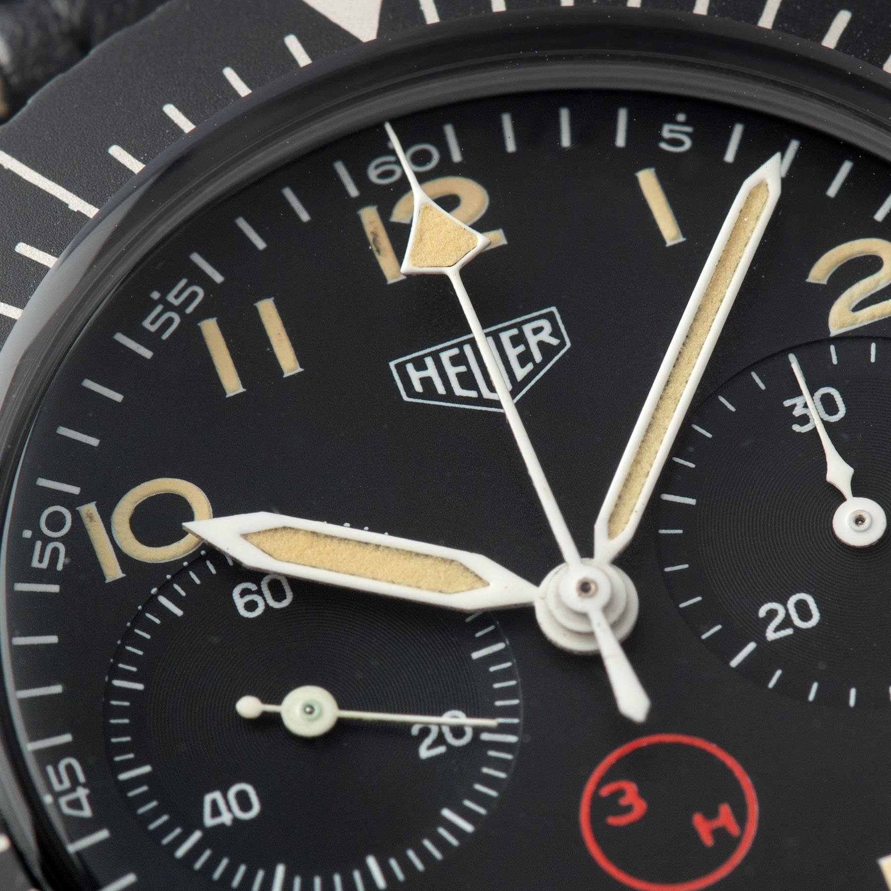 Heuer Chronograph Bundeswehr Issued Chrono 1550SG 3H