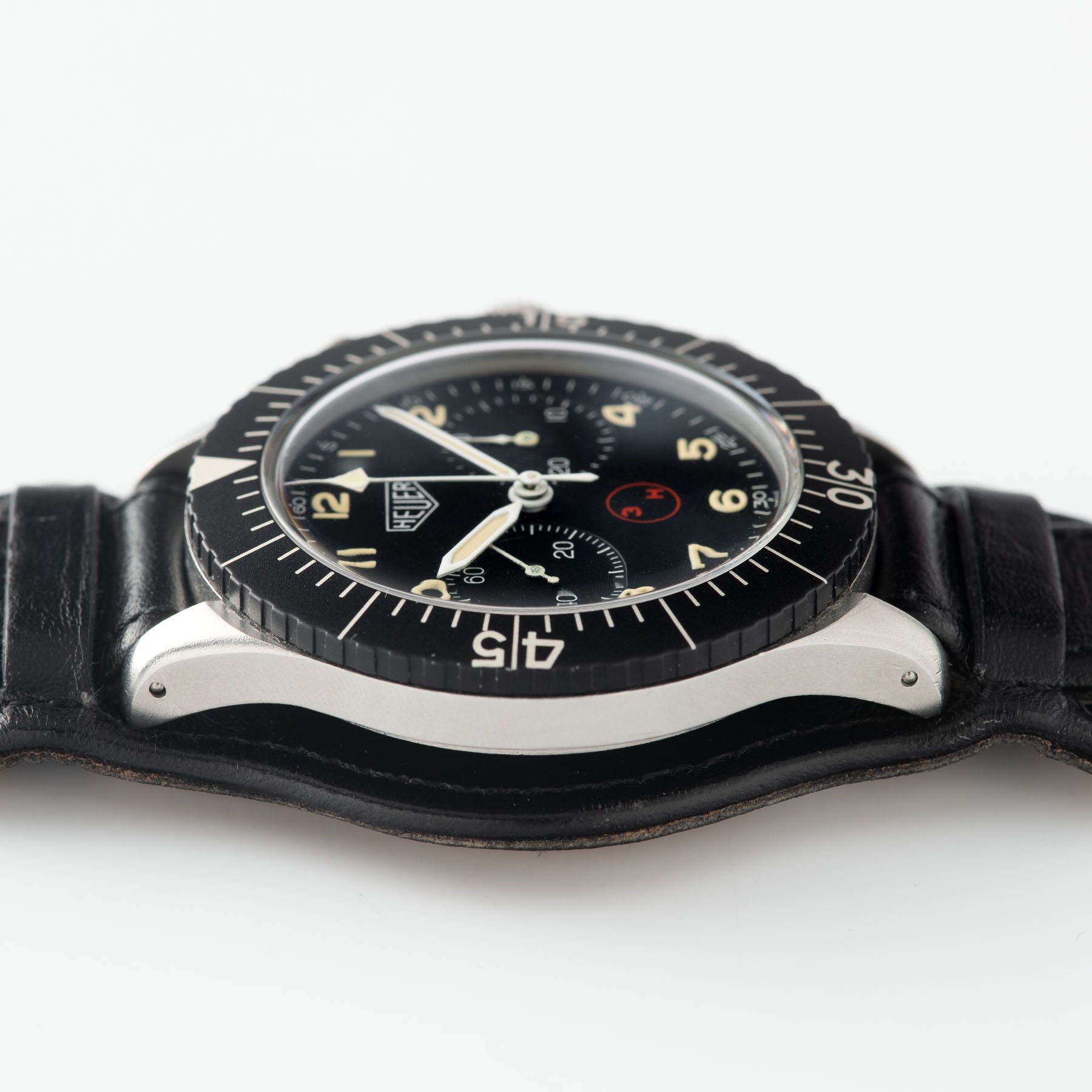 Heuer Chronograph Bundeswehr Issued Chrono 1550SG 3H