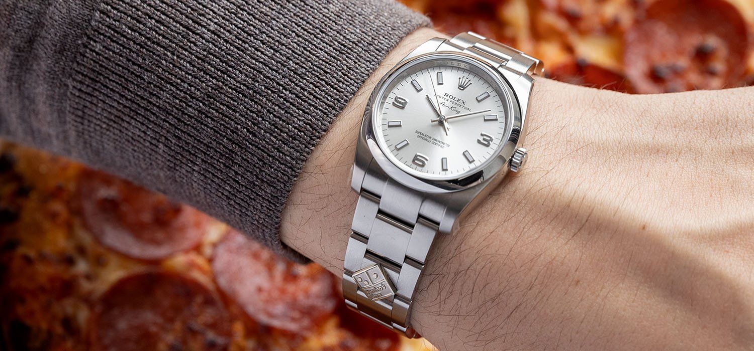 Rolex Air King Ref 114200 Domino’s Pizza NOS