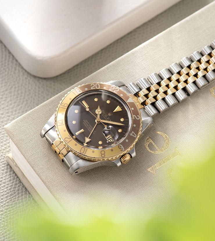 Rolex 16753 Nipple Dial GMT Master Brown Dial
