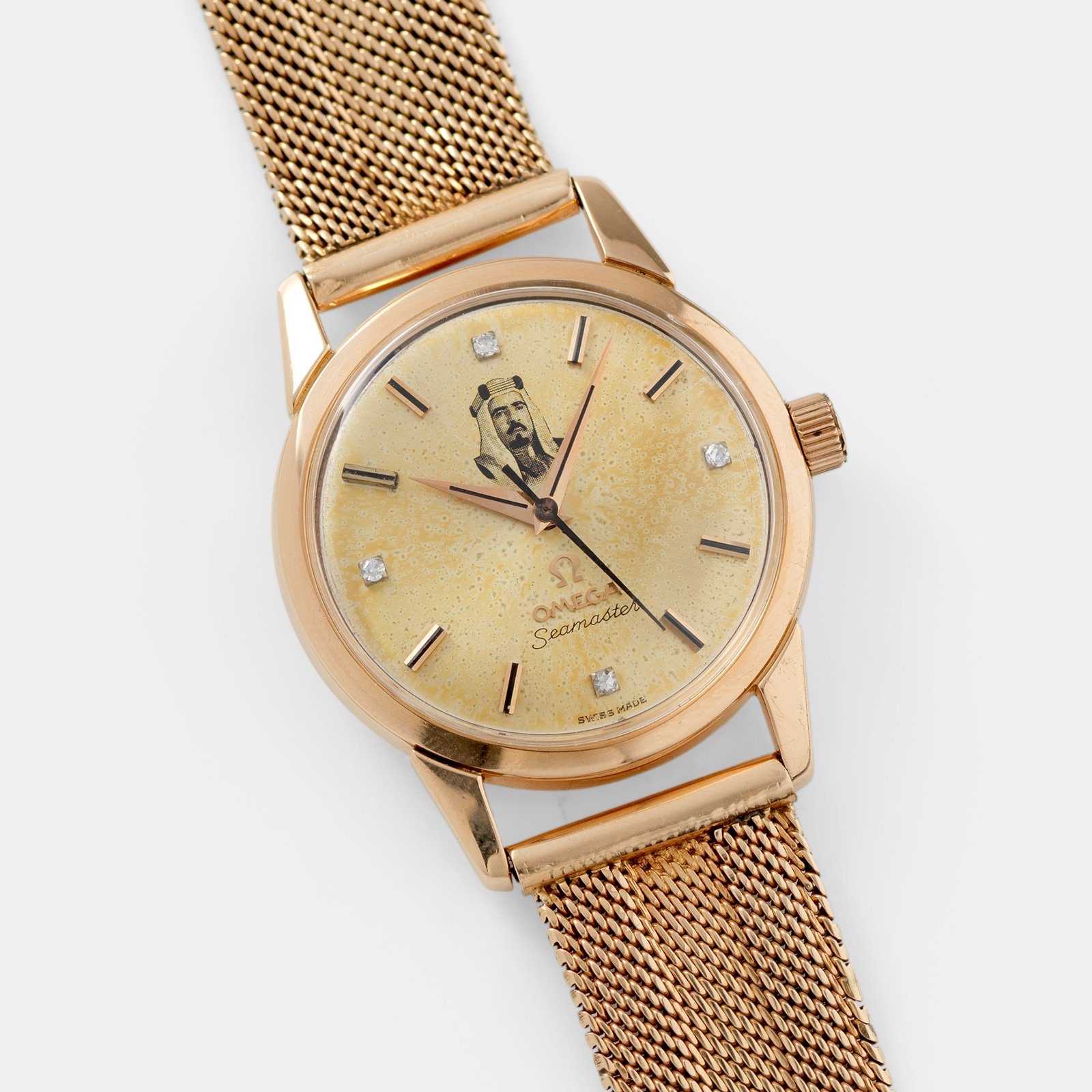 Omega Pink Gold Seamaster Sheikh Isa Bin Salman