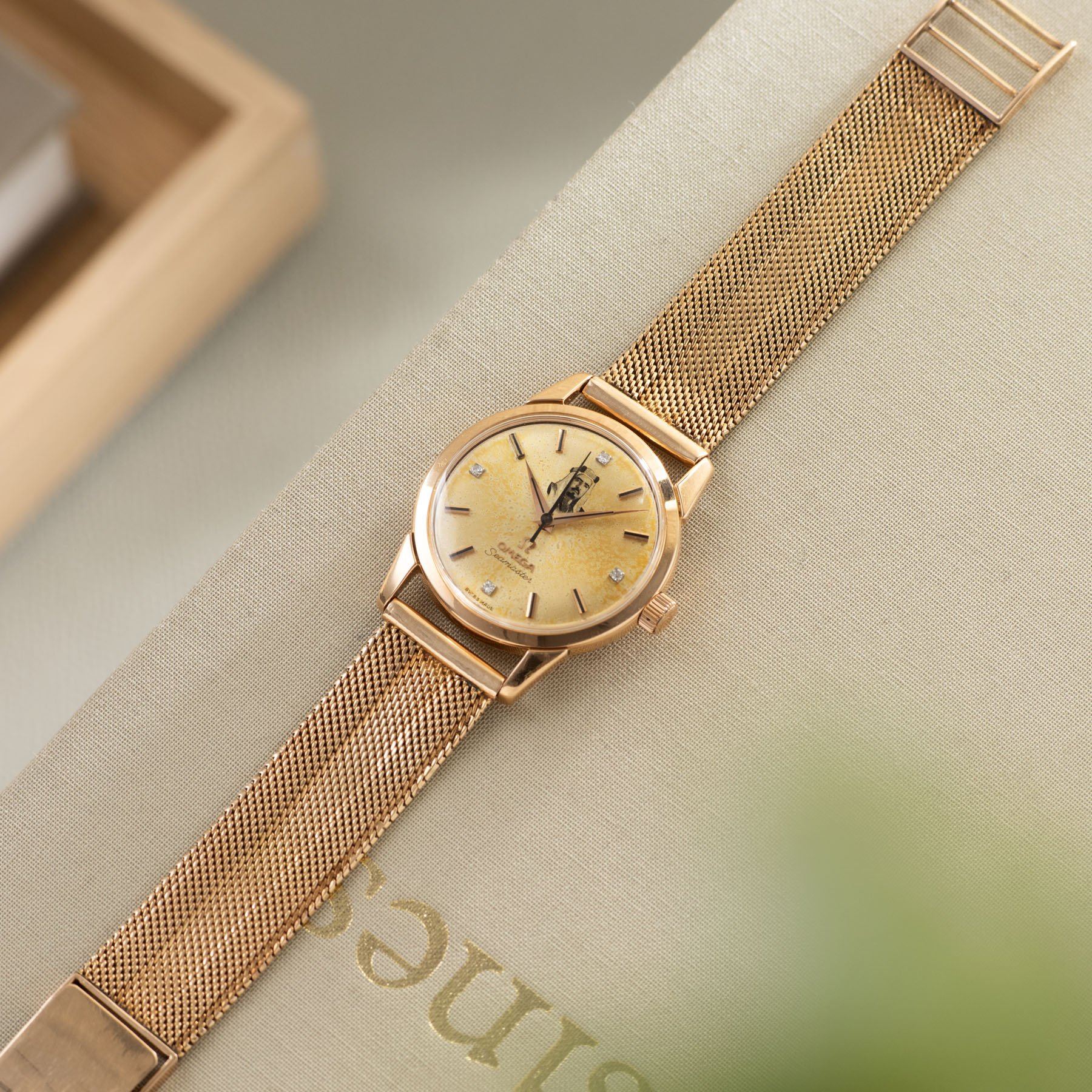 Omega Pink Gold Seamaster Sheikh Isa Bin Salman