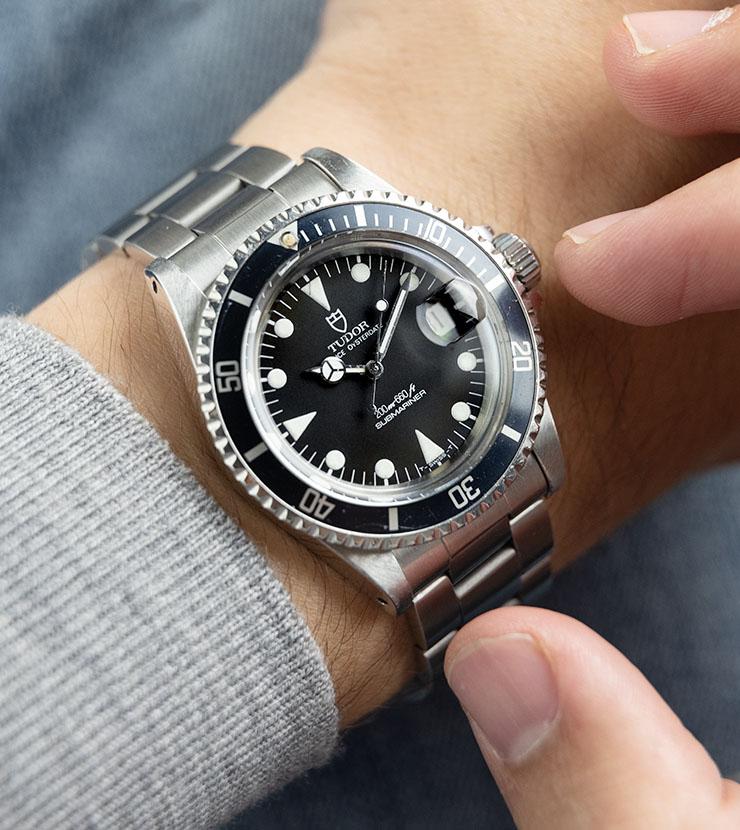 Tudor Submariner Date Black Dial Reference 79090