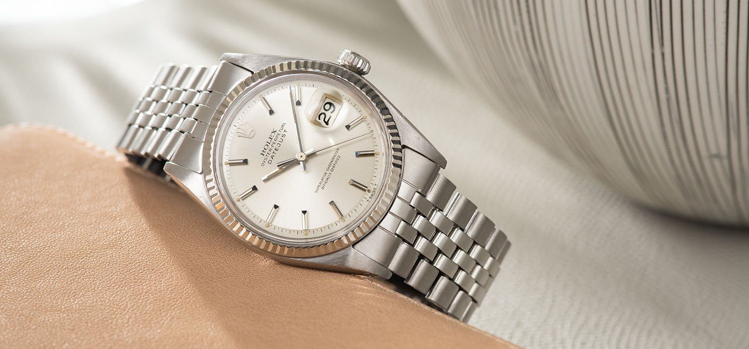 Rolex Datejust Steel 1601 With Silver Dial