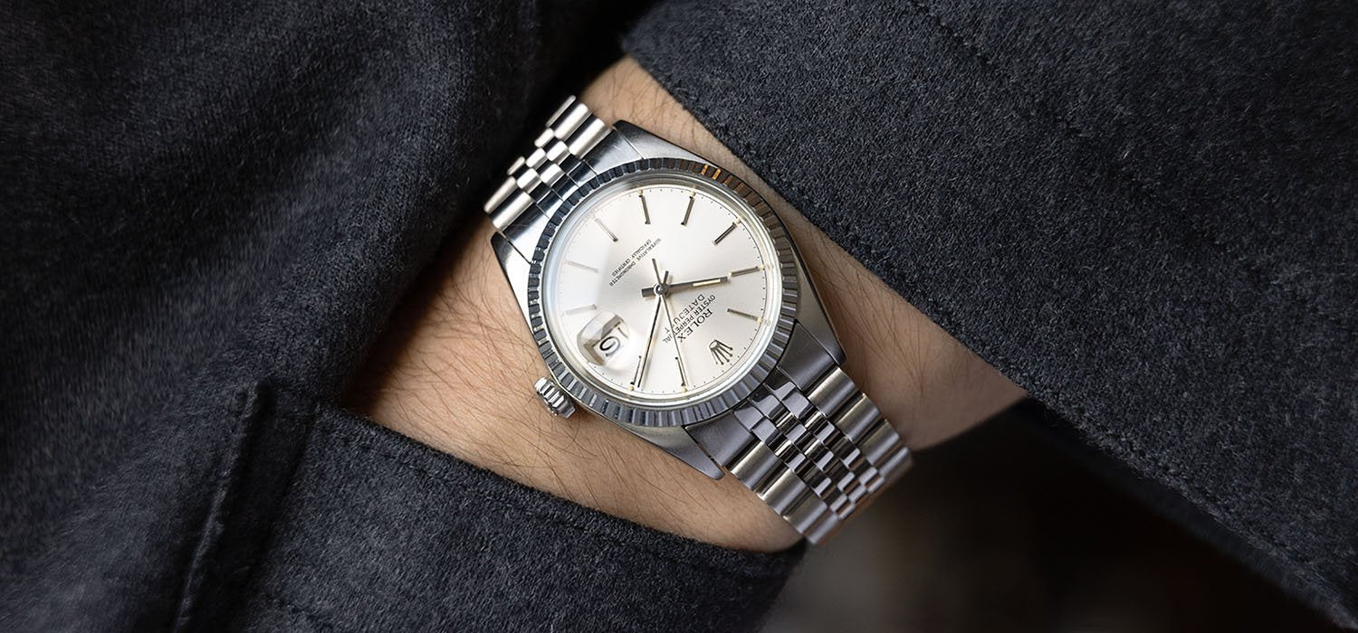 Rolex Datejust Silver Chapter Ring Dial 16030
