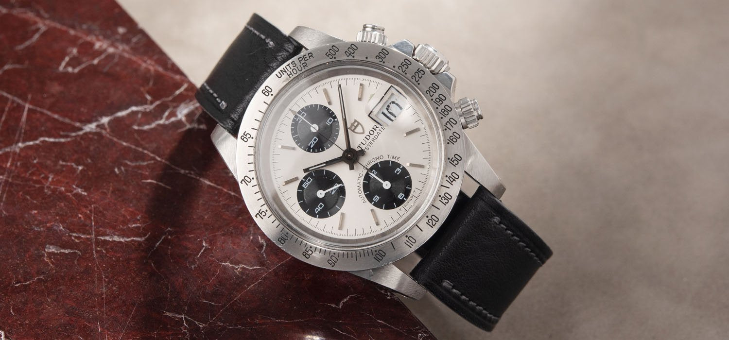 Tudor Oysterdate Big Block Panda Dial Ref 79180