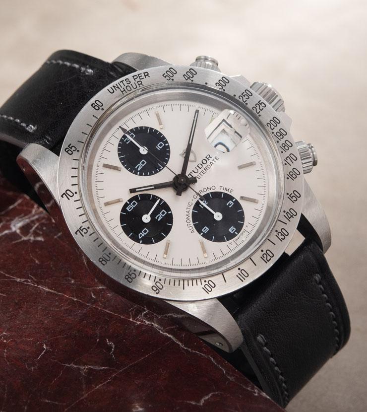 Tudor Oysterdate Big Block Panda Dial Ref 79180