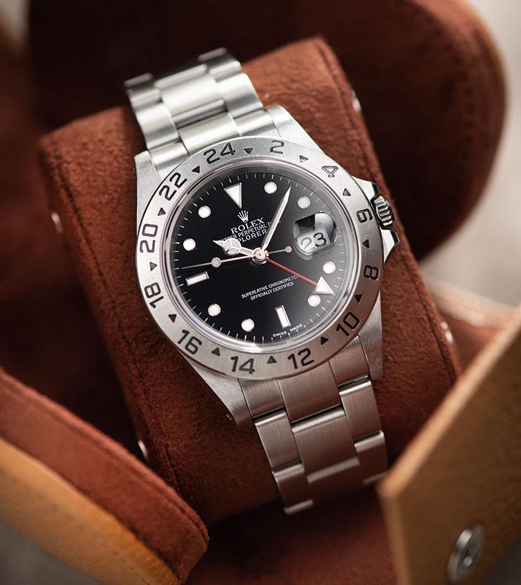 Rolex Explorer 2 Black Dial 16570 Box and Papers