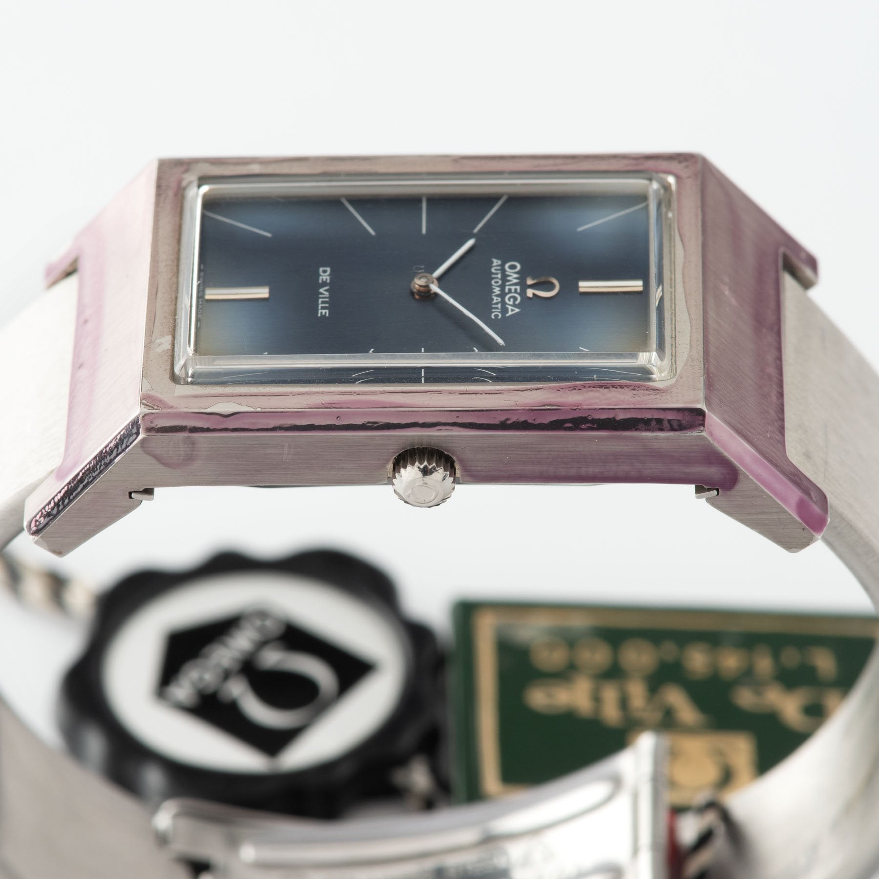 Omega De Ville Steel Ref 155.005 Box and Papers