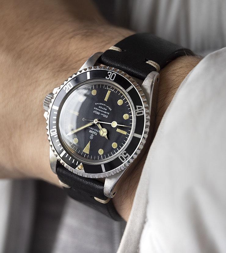 Tudor Submariner 7928 Gilt Minute Track