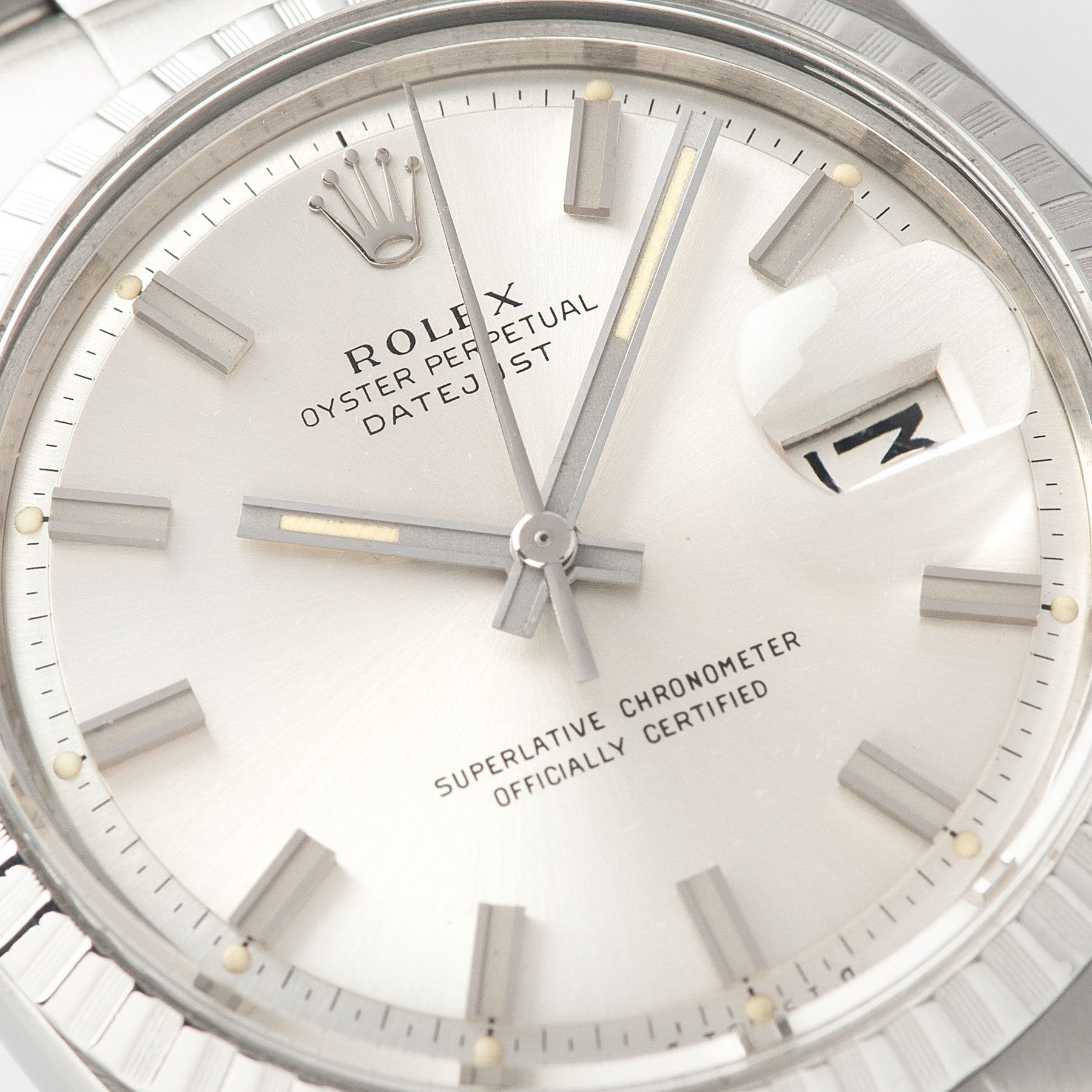 Rolex Datejust 1603 Wide Boy Sigma Dial