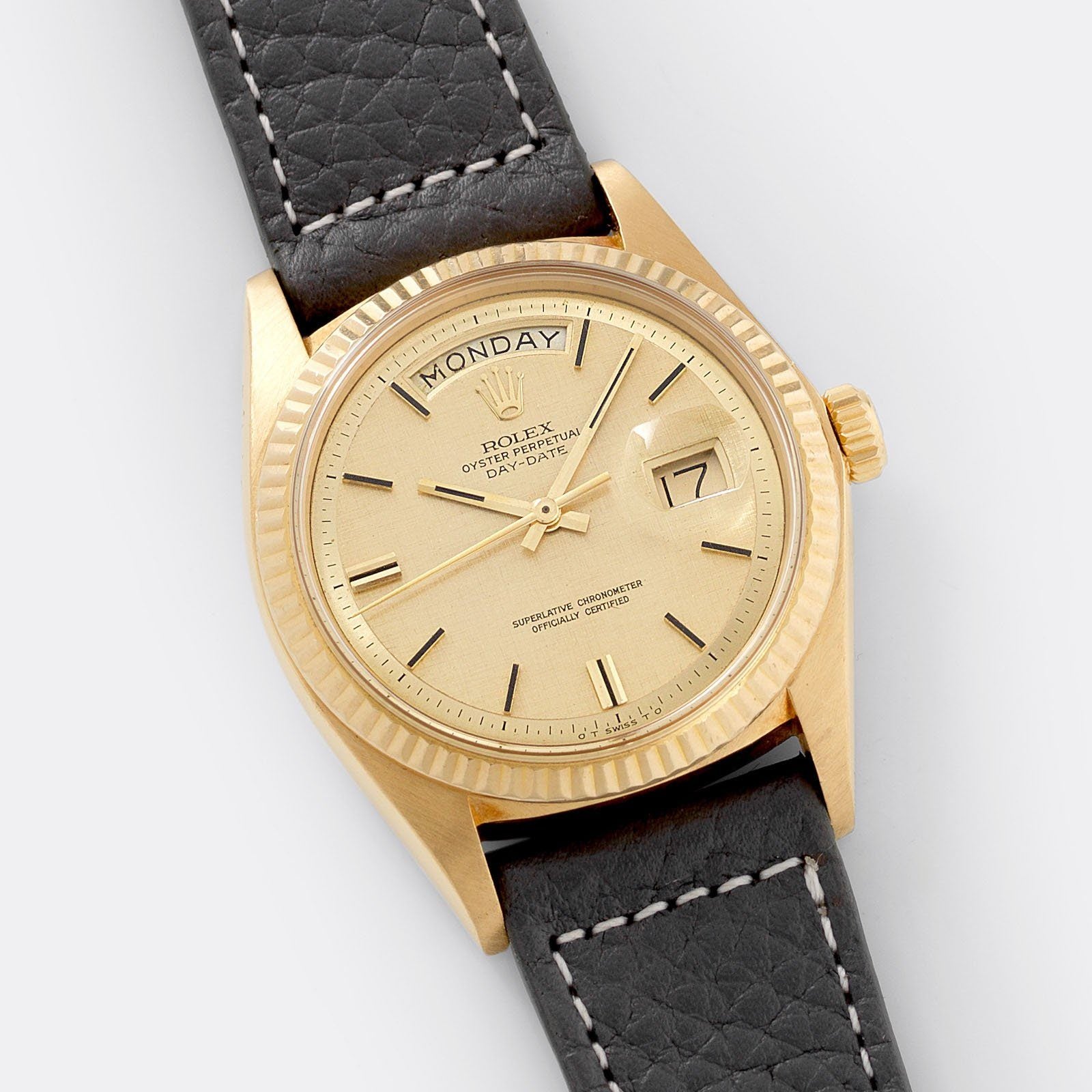 Rolex Day-Date Yellow Gold Grey Colour Change Dial Ref 1803