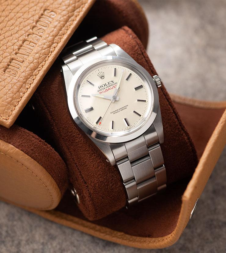 Rolex Milgauss 1019 Silver Dial New Old Stock Full Set