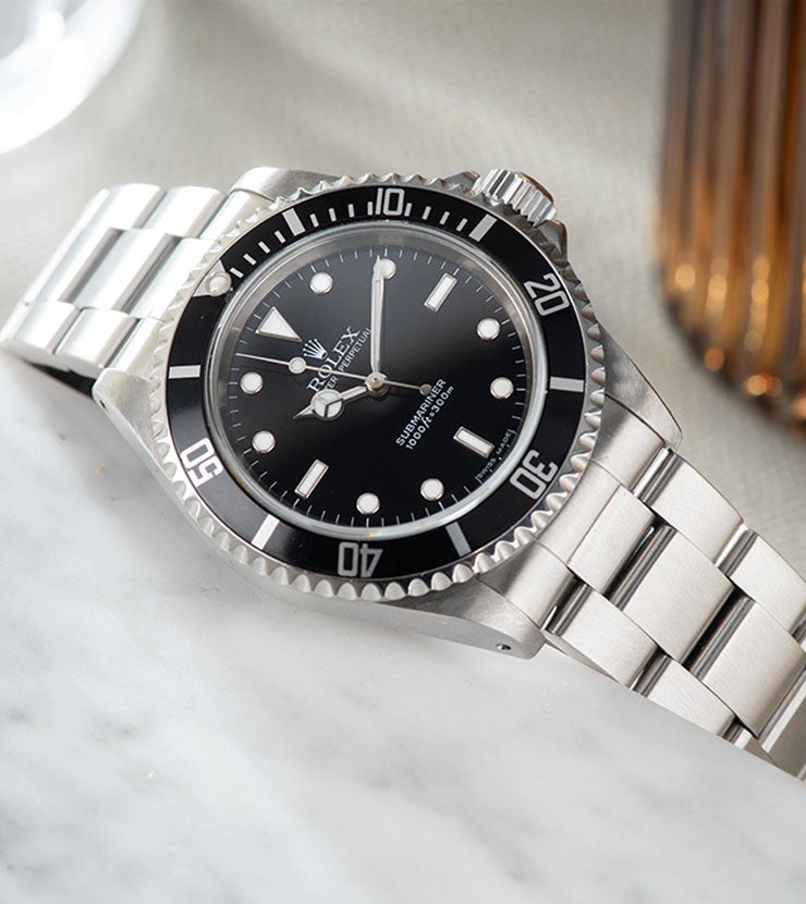 Rolex Submariner Two-Line Dial 14060M Box and Papers