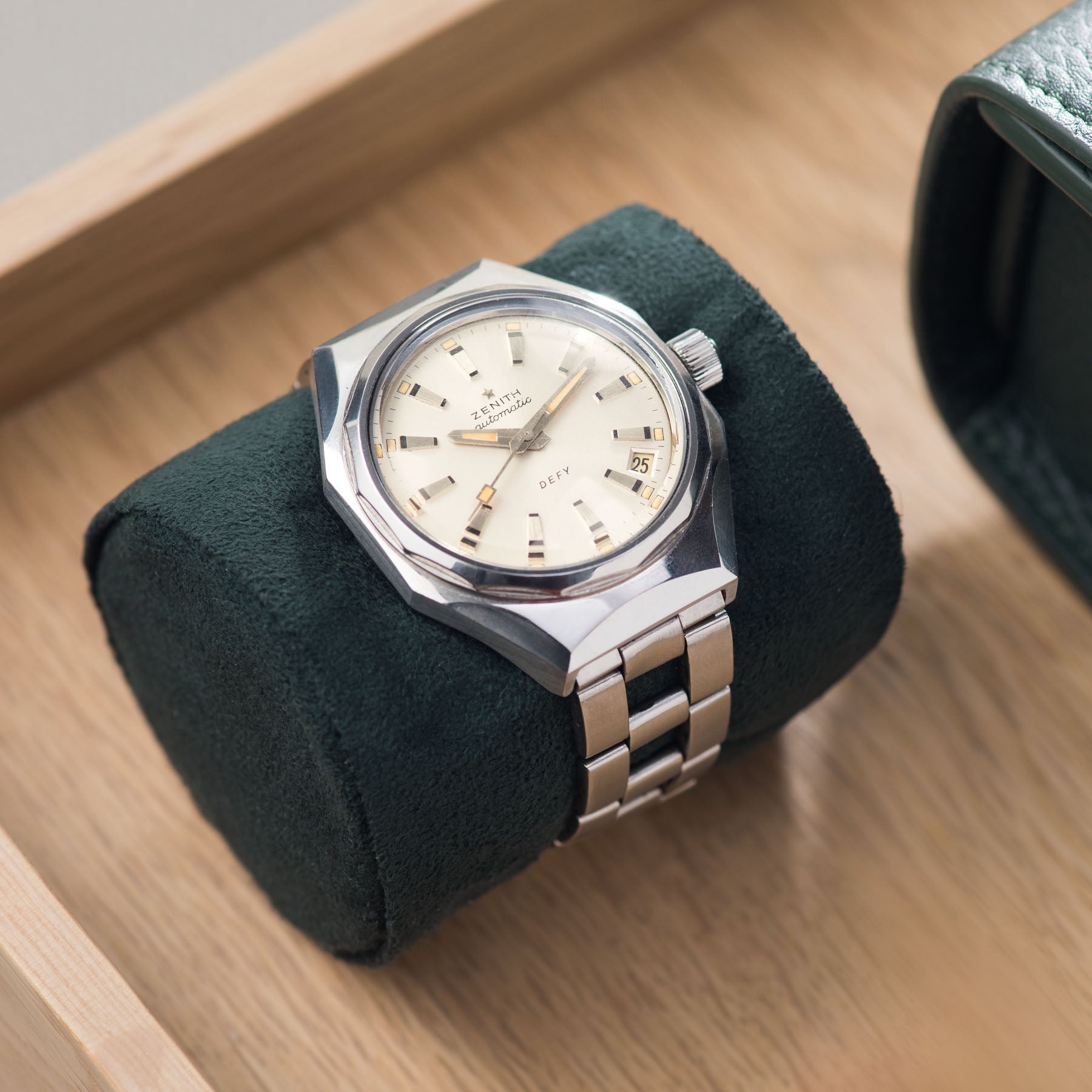 Zenith Defy on Gay Frères Ladder Bracelet