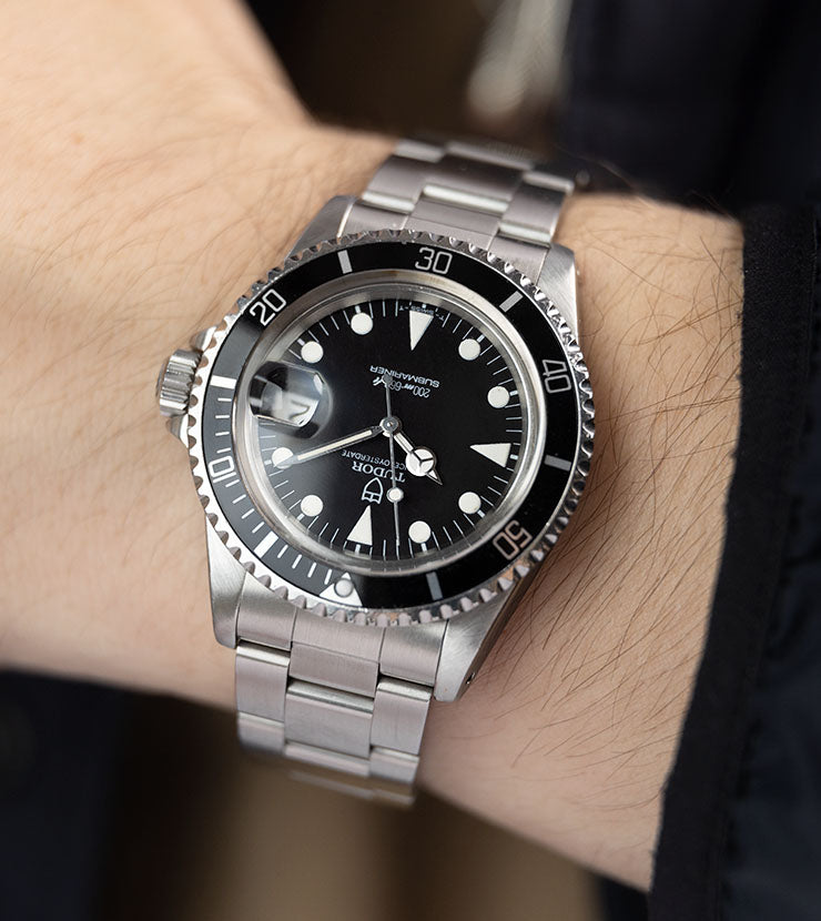 Tudor Submariner Date Black Dial Reference 79090