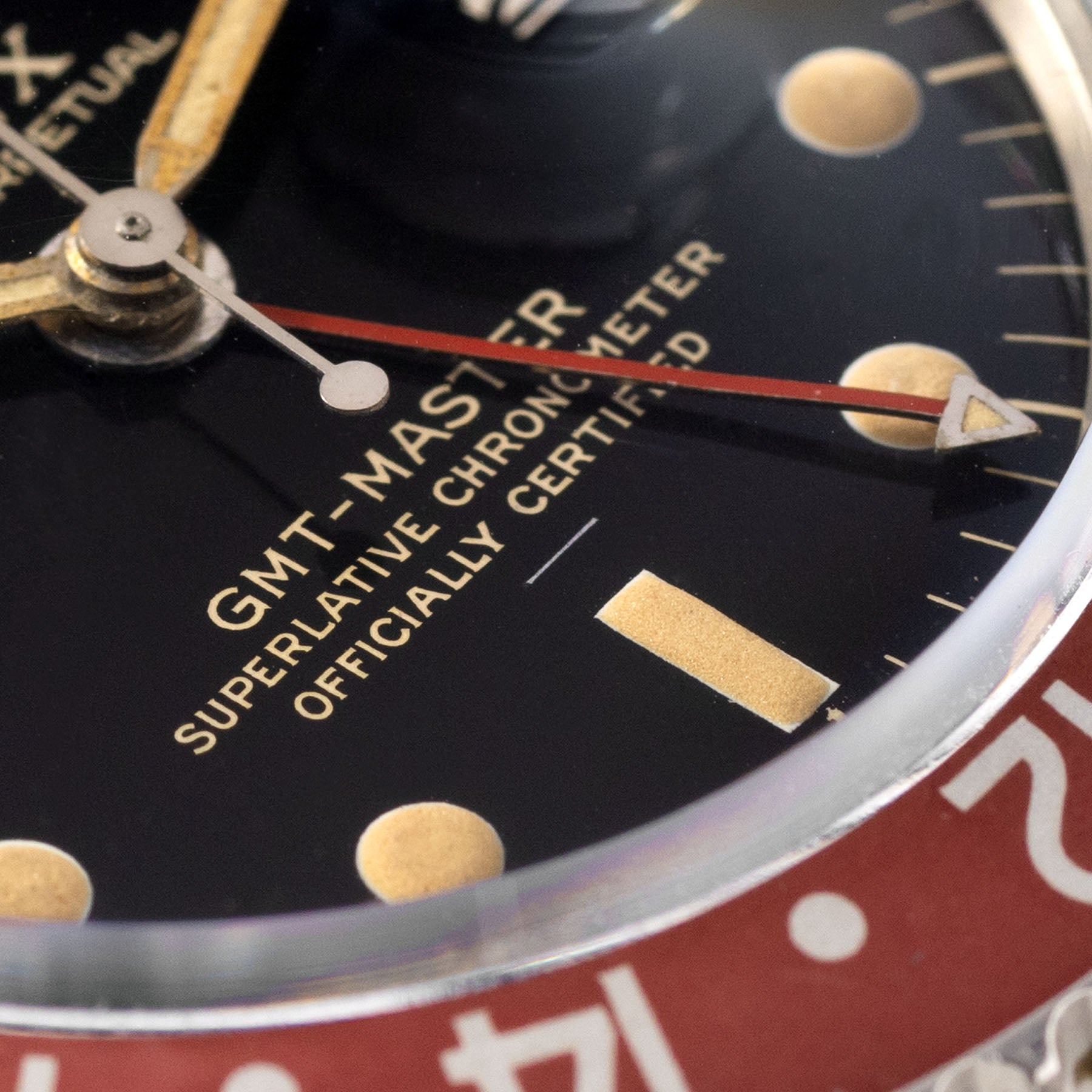 Rolex 1675 GMT-Master Gilt Underline Dial with Papers