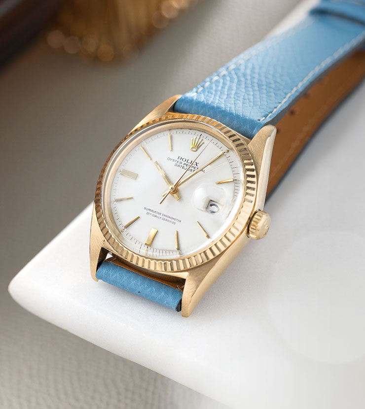Rolex Datejust 1601 Yellow Gold White Dial