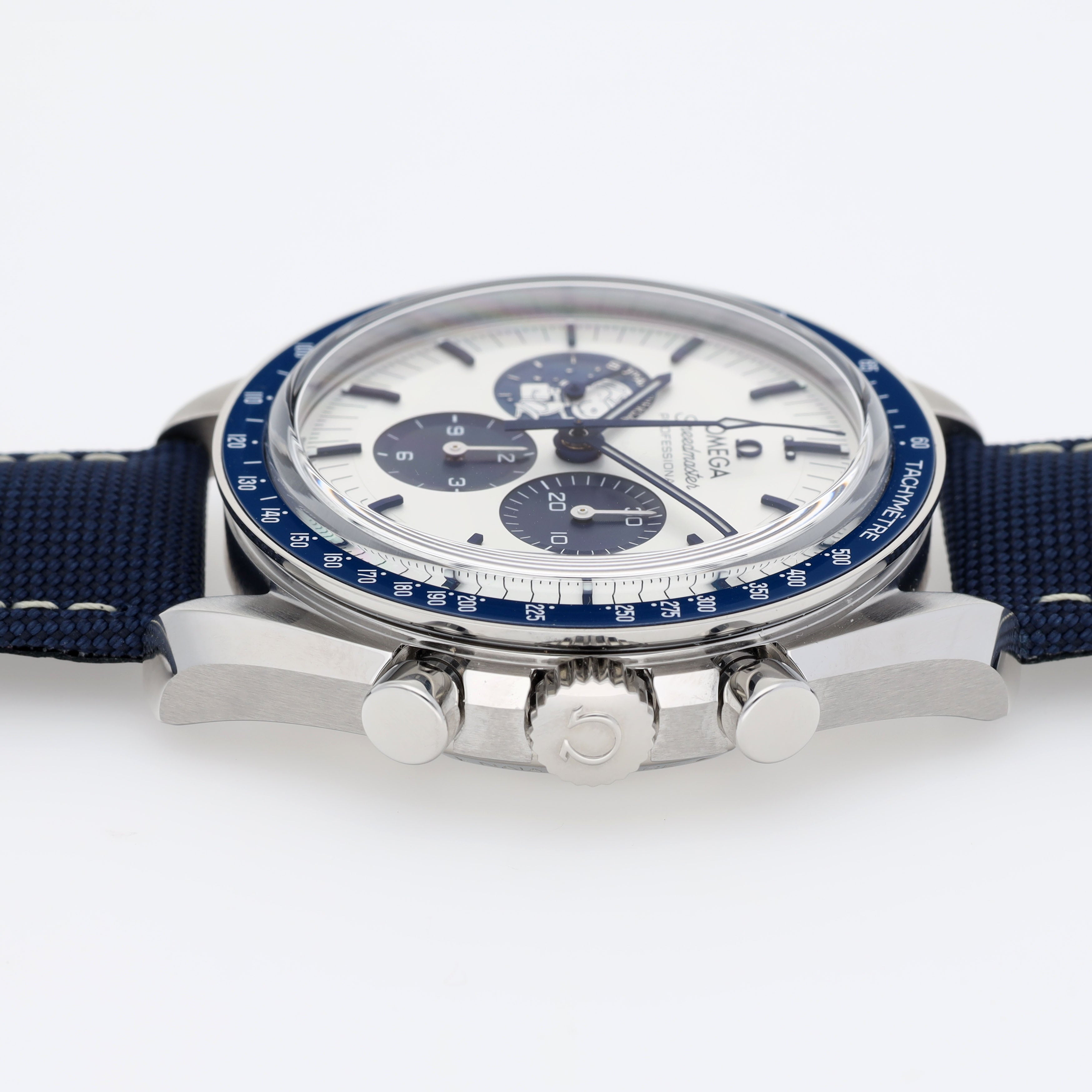Omega Speedmaster Silver Snoopy 50th Anniversary Full Set NEW