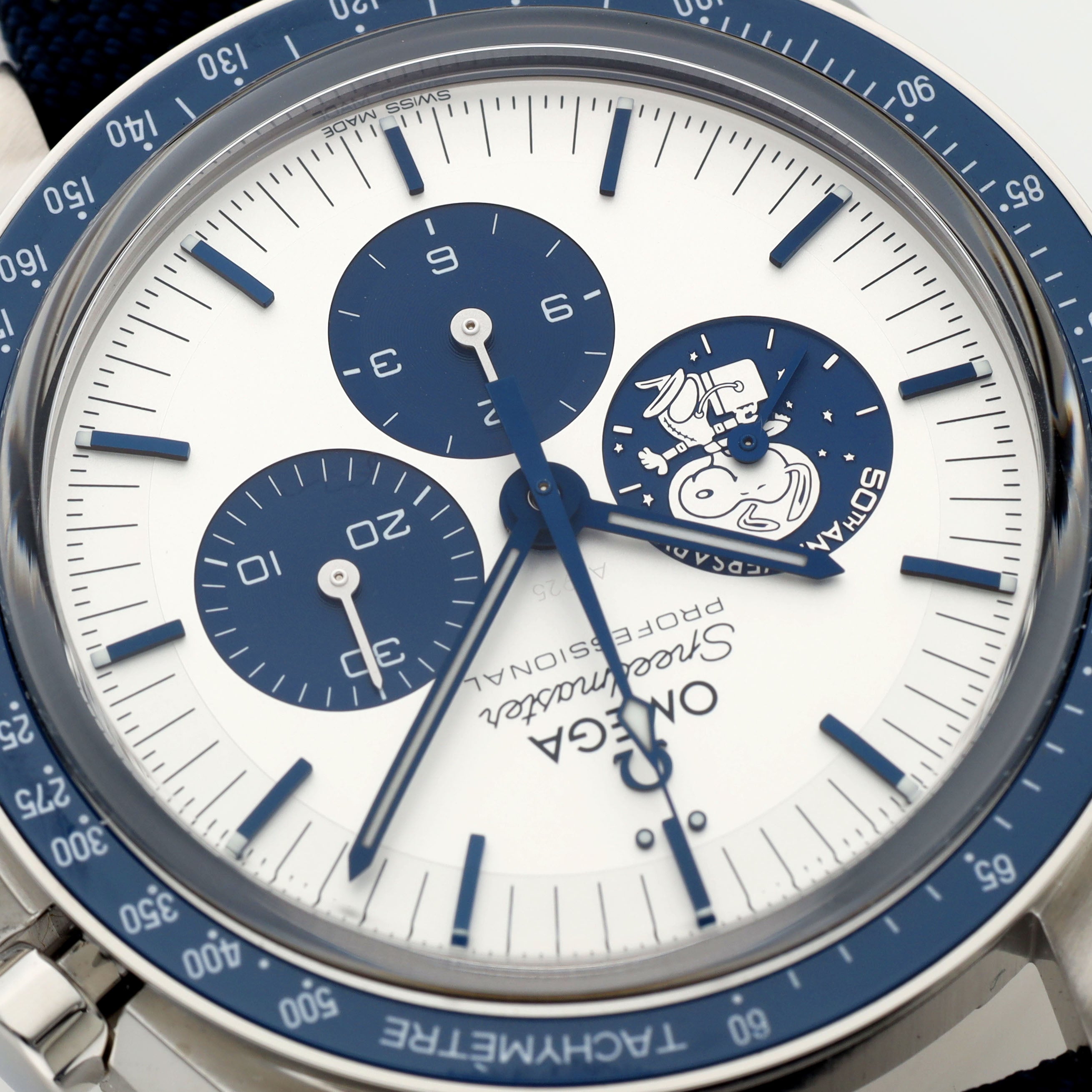 Omega Speedmaster Silver Snoopy 50th Anniversary Full Set NEW