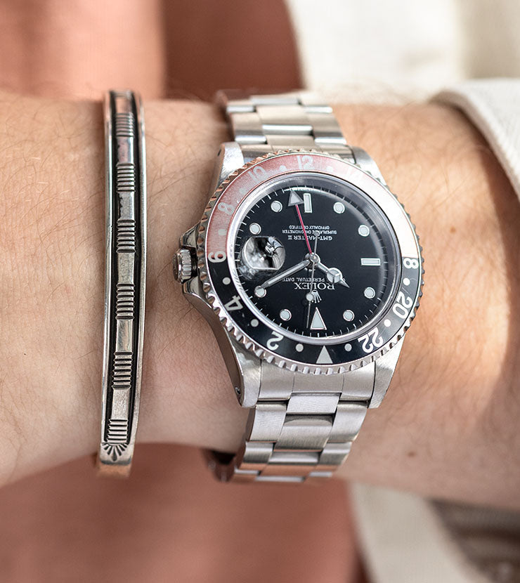 Rolex GMT-Master 2 16710 Swiss Only Dial Faded Coke Bezel