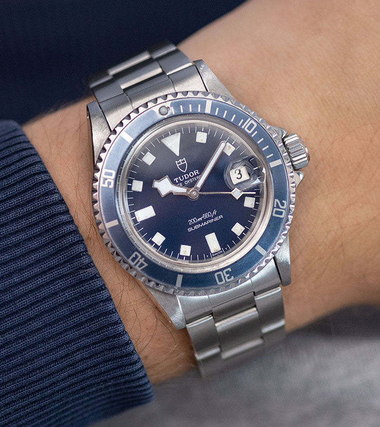 Tudor Submariner Date 9411/0 Blue Snowflake Faded bezel