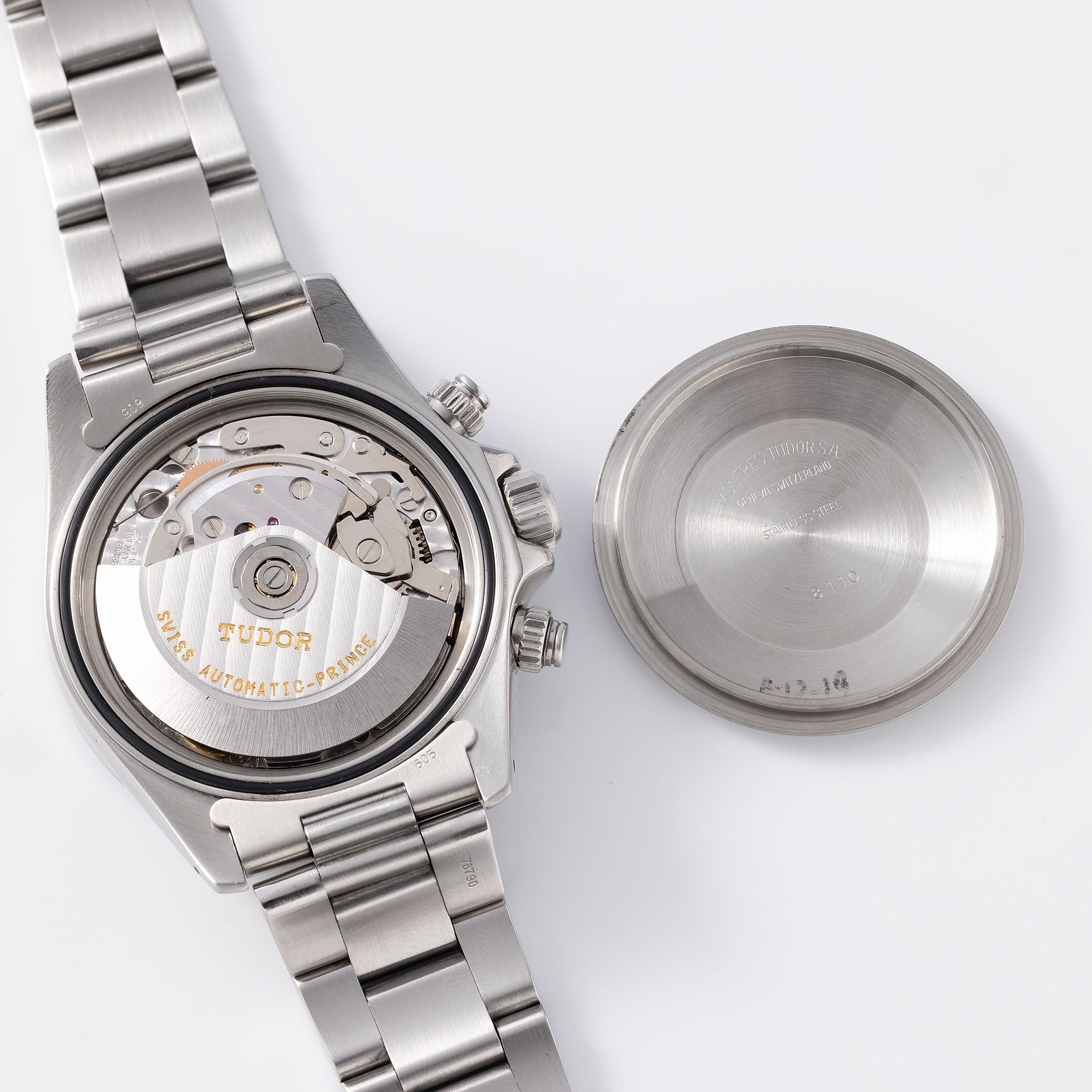 Tudor Prince Date Chronograph Silver Dial ref 79260