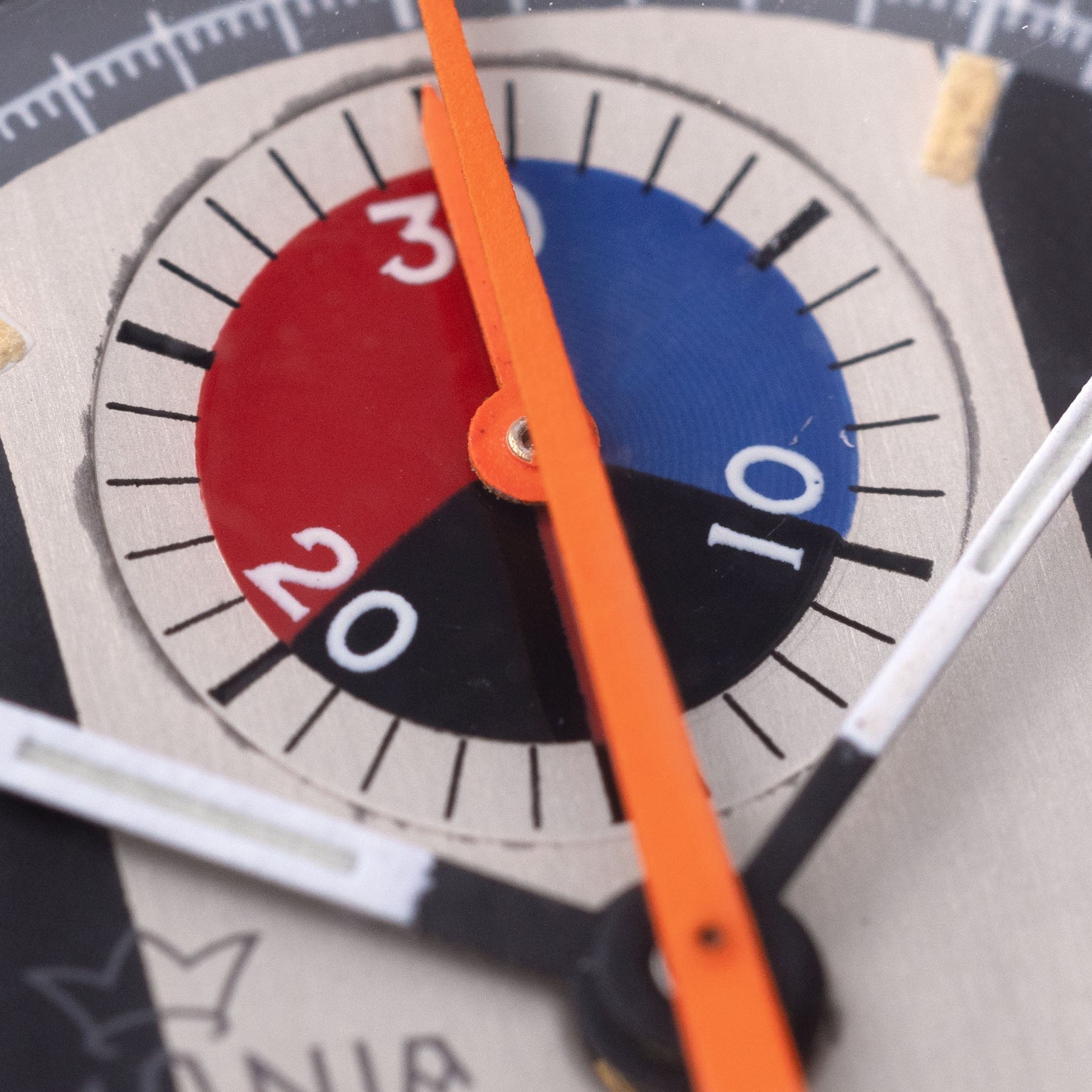 Lemania Bullhead Chrono ref 9601 - NOS