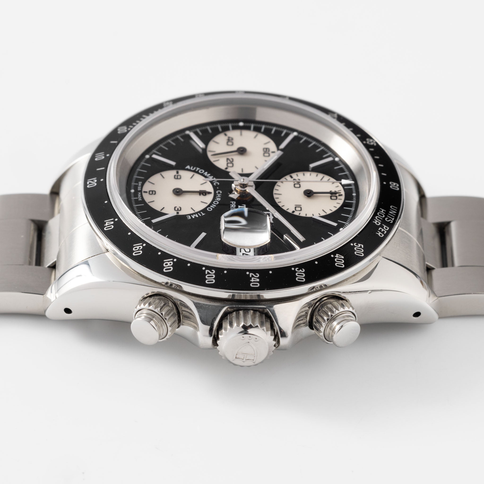 Tudor Prince Date Chronograph Black Dial 79260