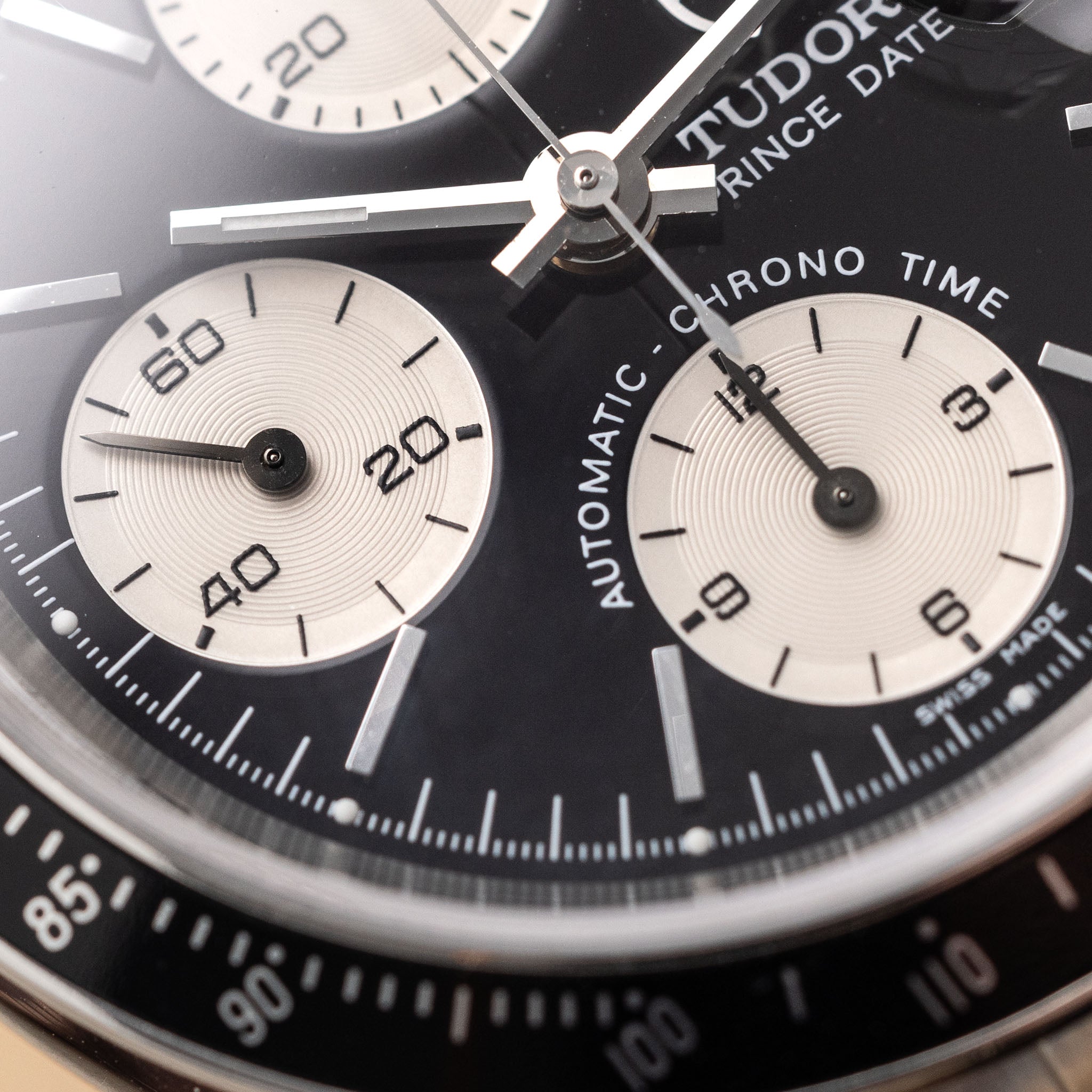 Tudor Prince Date Chronograph Black Dial 79260