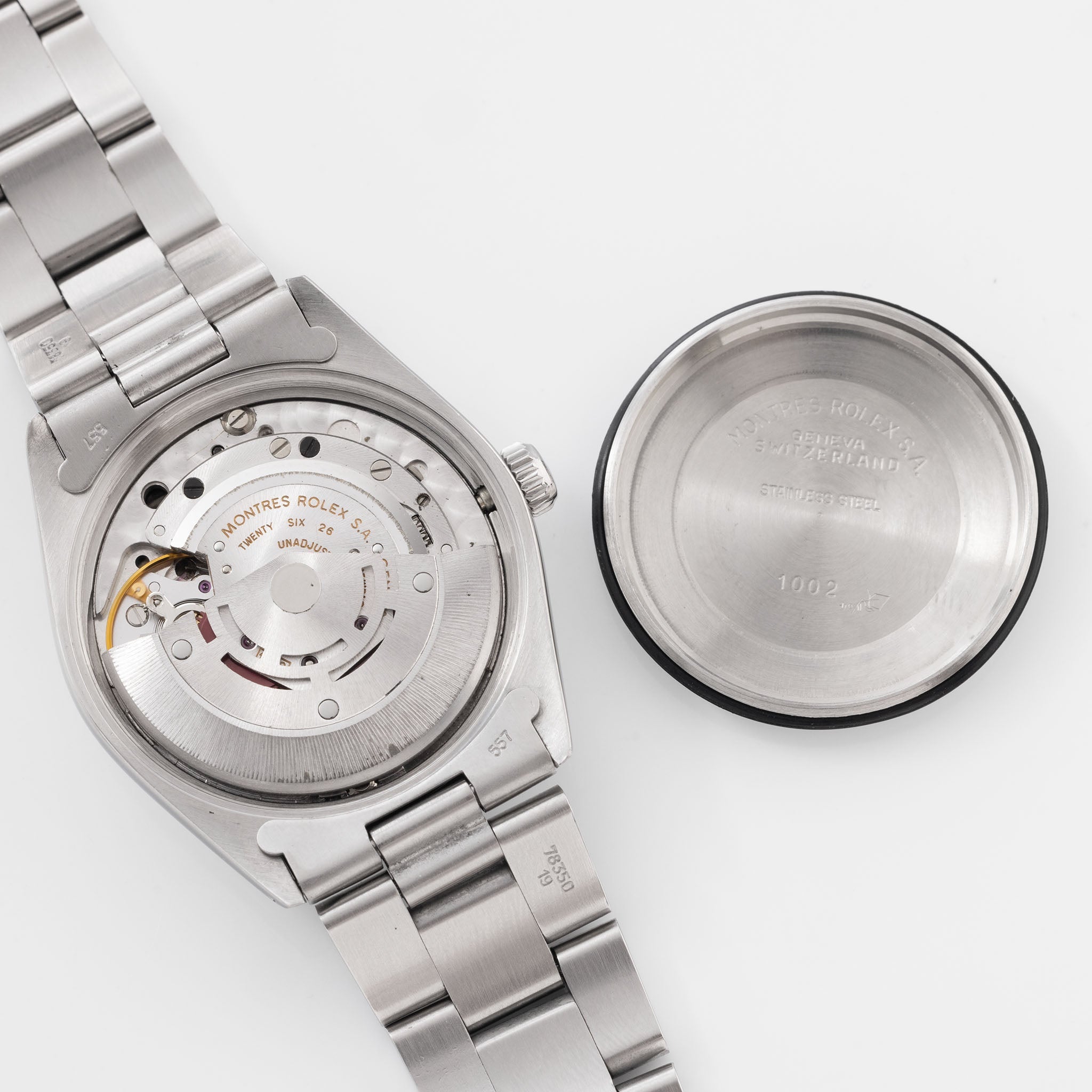 Rolex Air King Black Glossy Dial Ref 5500