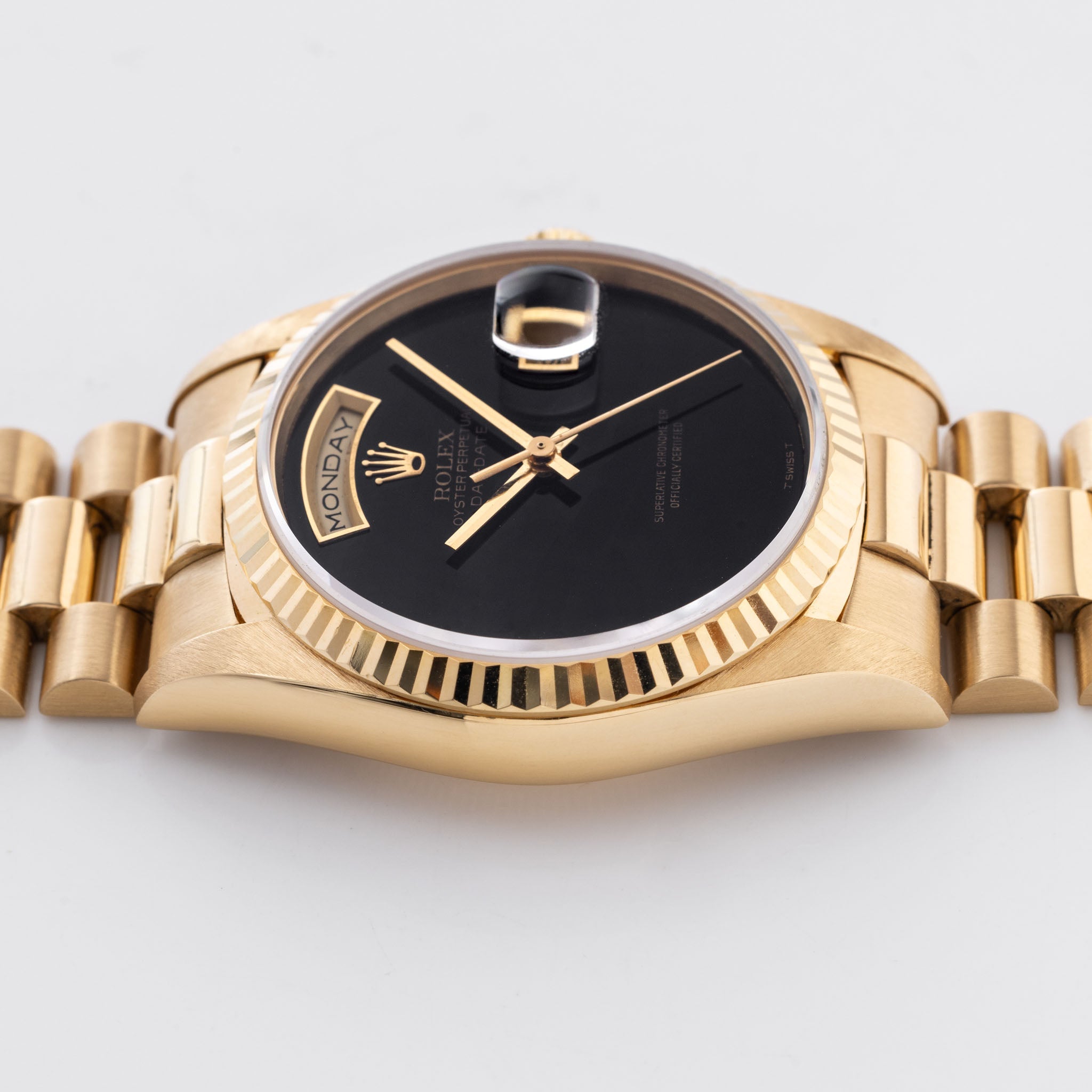 Rolex Day-Date 18238 Onyx Dial T Swiss T