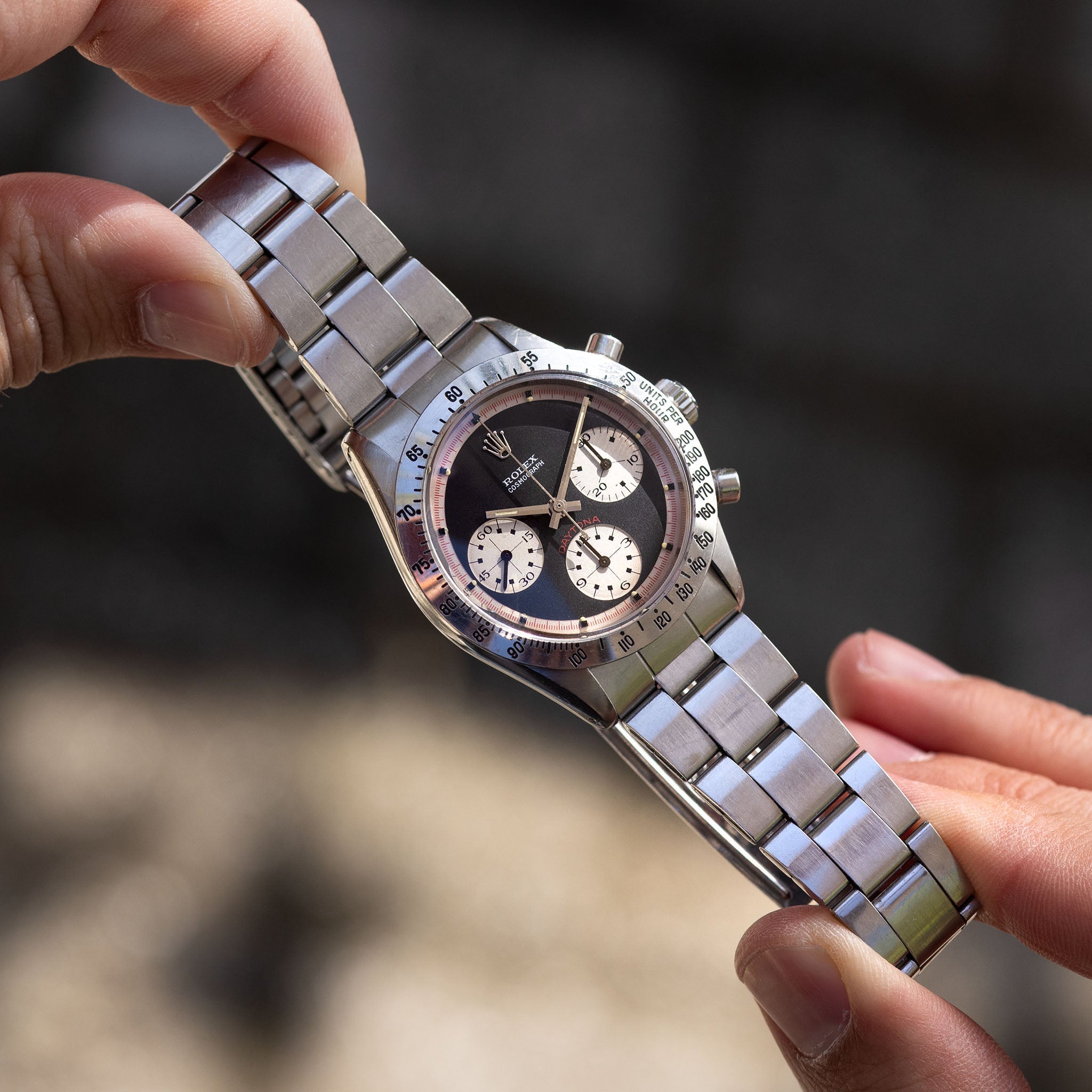 Rolex Cosmograph Daytona 6262 Black Tri-Color Paul Newman dial with Rolex service paper
