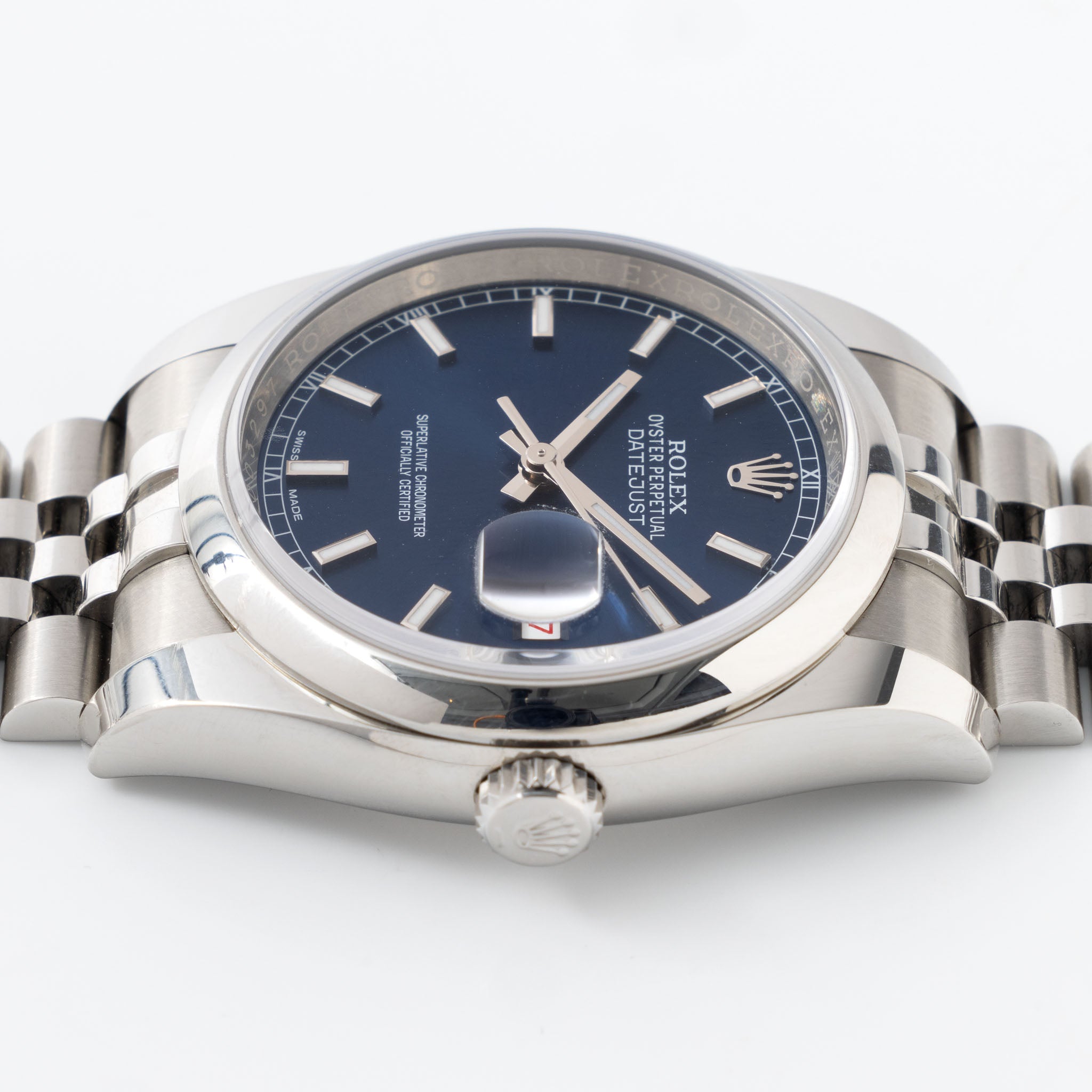 Rolex Datejust Blue Dial Full-Set Ref. 116200