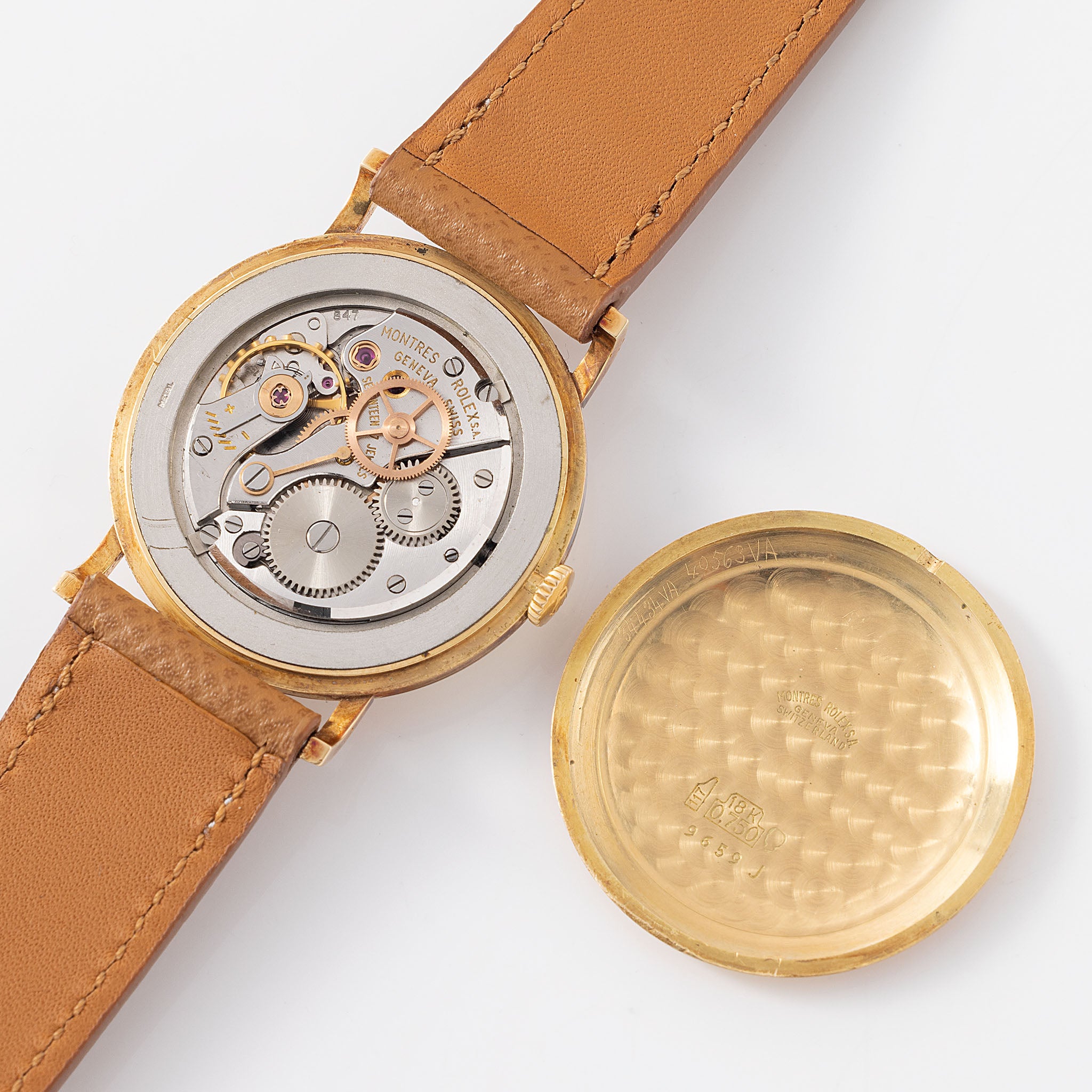 Rolex Precision in 18k Yellow Gold "Rai Uno" Provenance Ref. 9659 Silver Dial