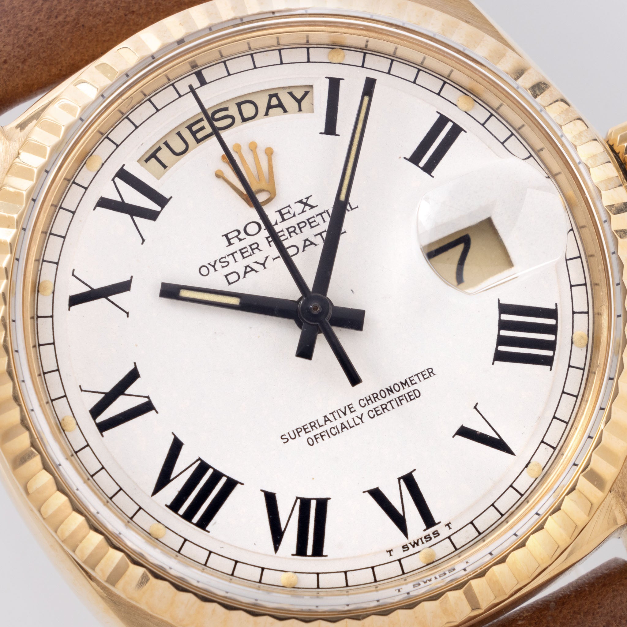 Rolex Day-Date White Buckley Dial Ref. 1803