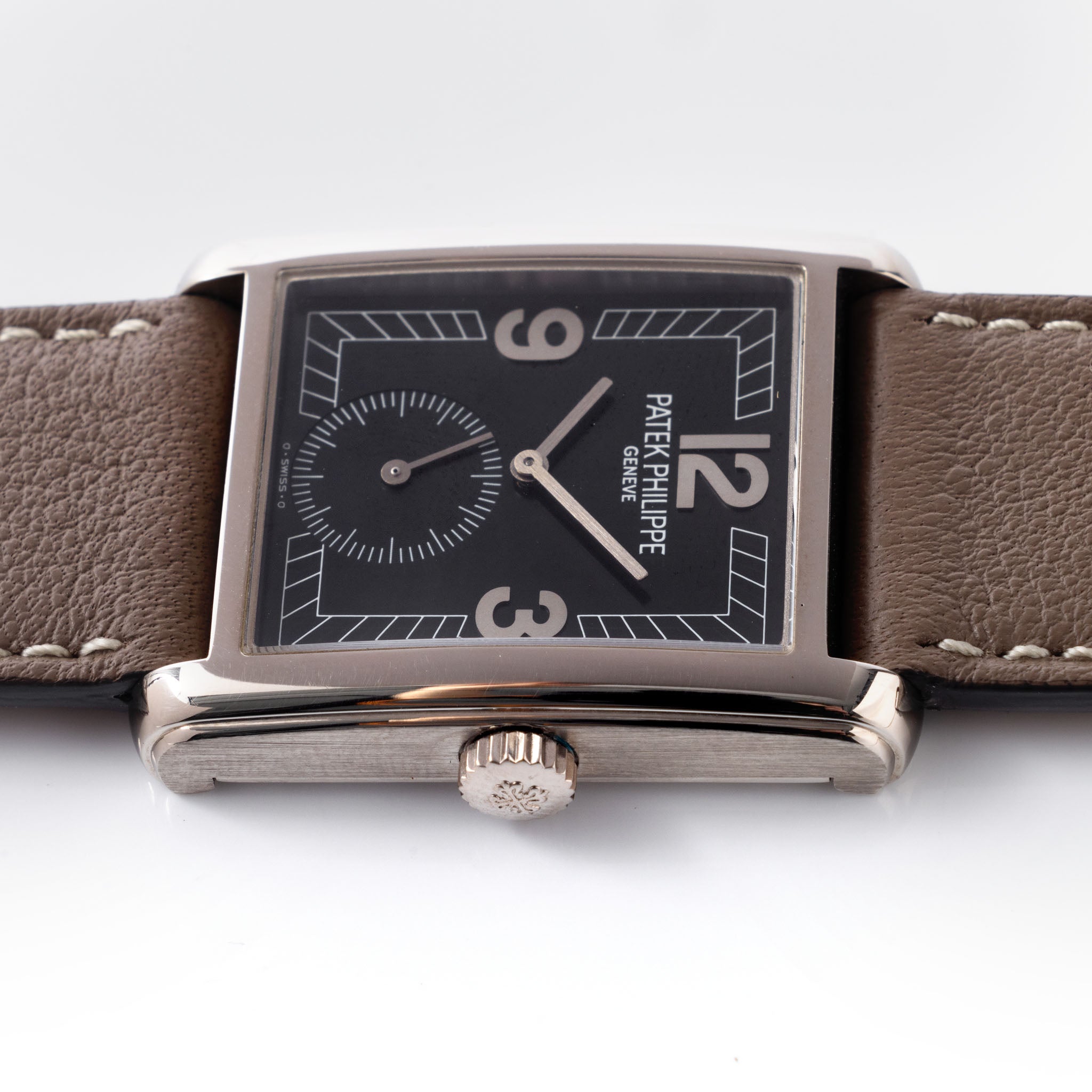 Patek Philippe Gondolo Black Sigma Dial in 18K White Gold Ref. 5014G