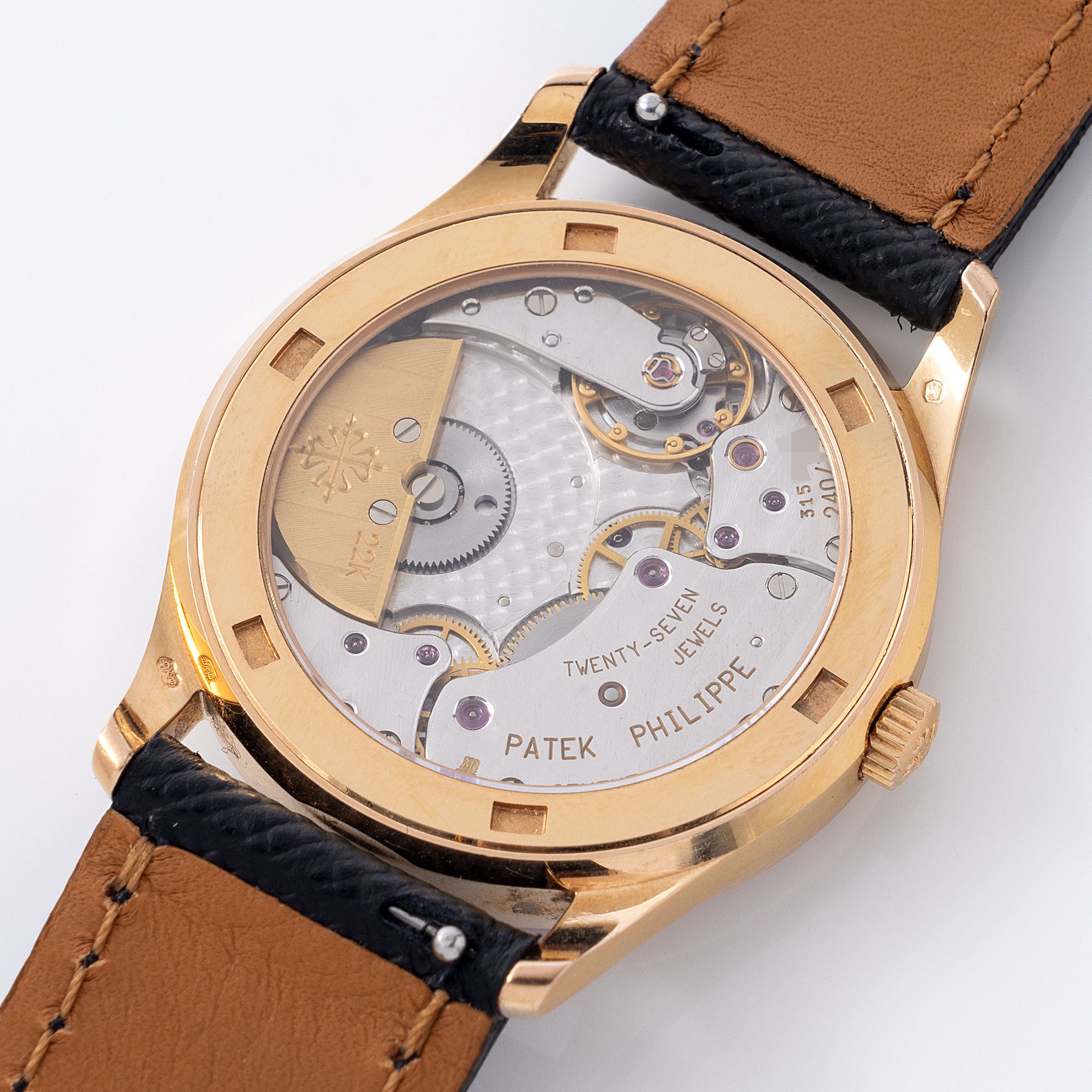 Patek Philippe Calatrava Ref. 5026R Black Dial Breguet Numerals in 18K Rose Gold with Original Certificate of Origin
